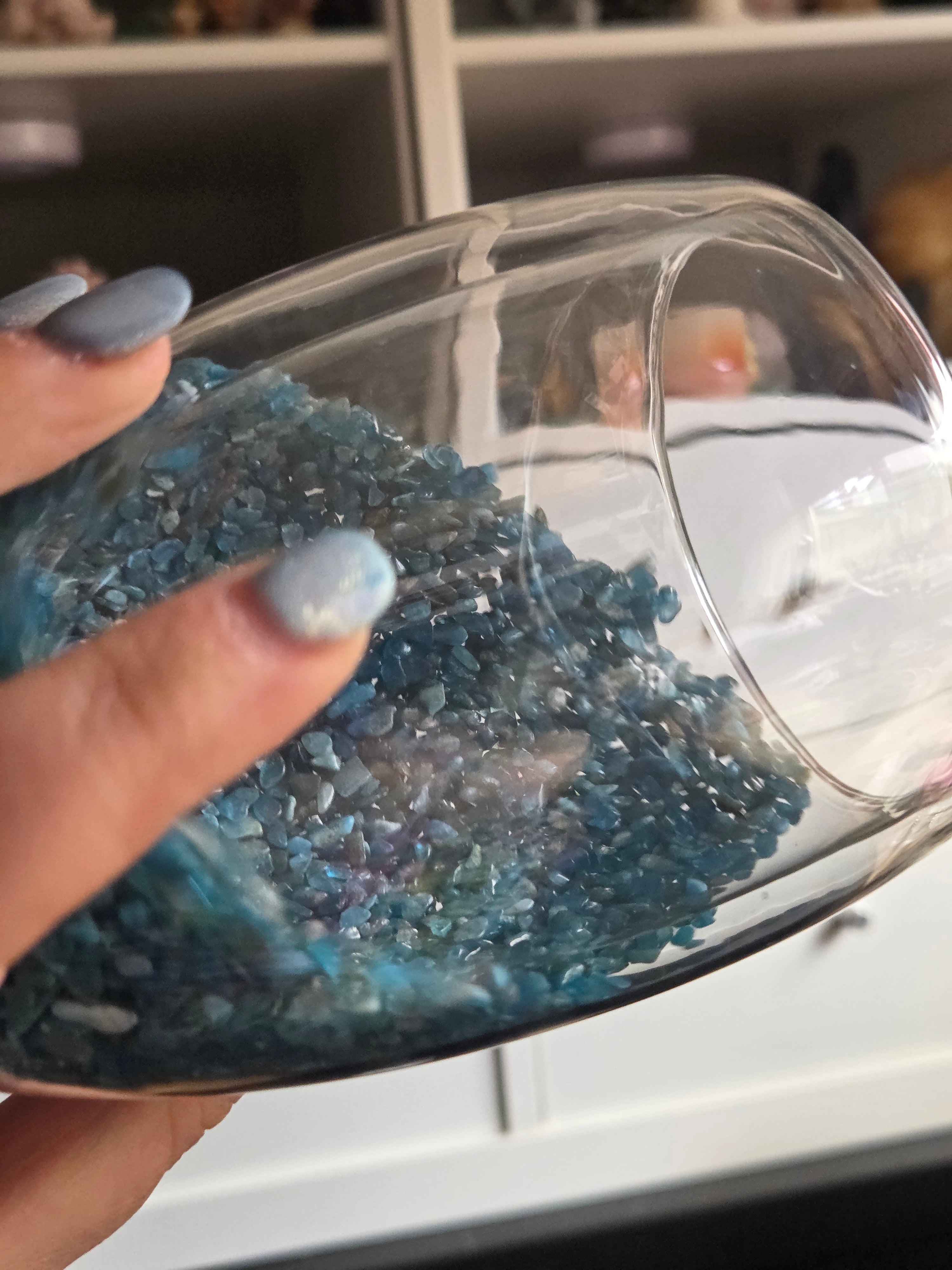 Crystal chip glasses