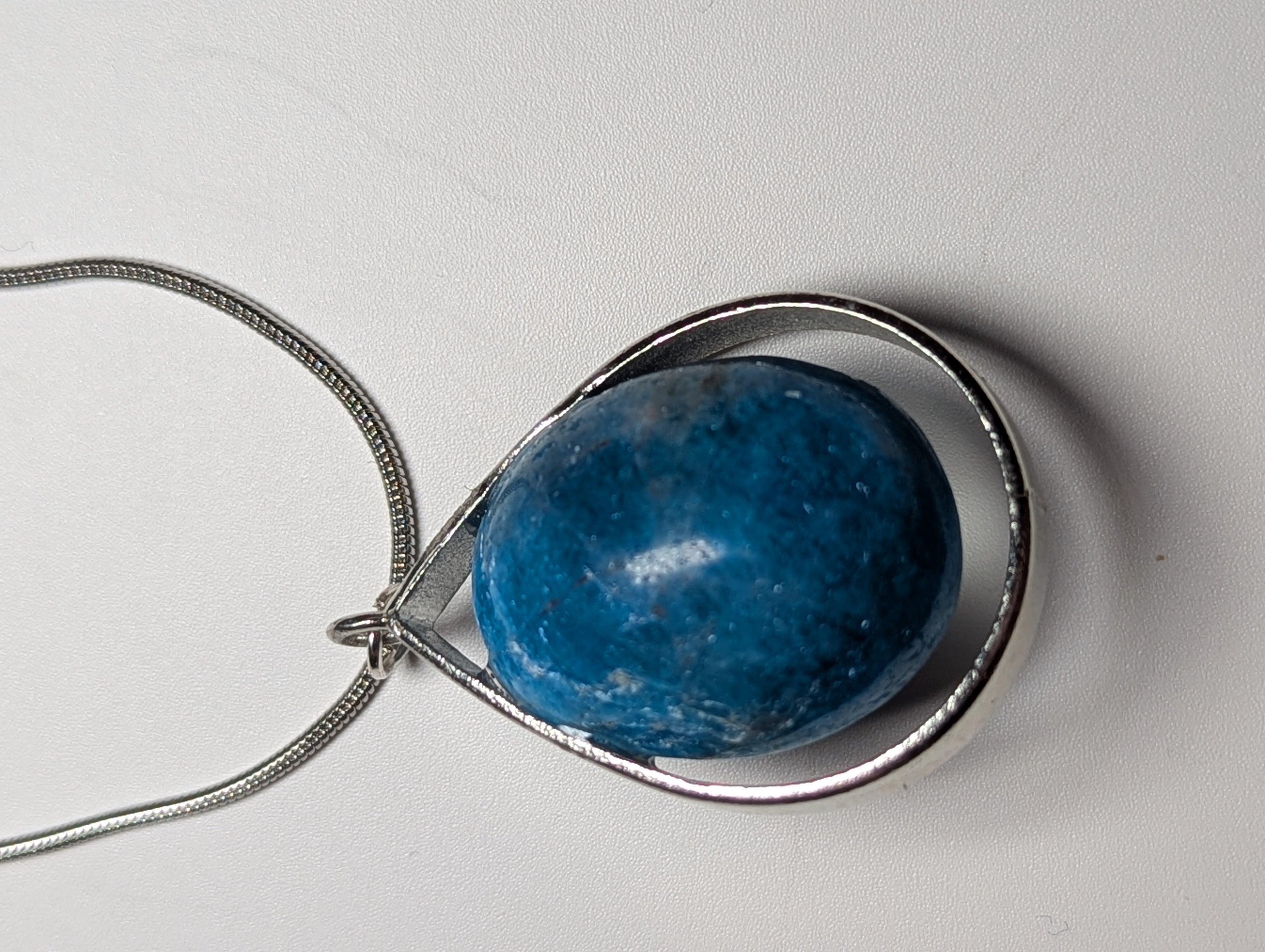 Apatite crystal handmade necklace