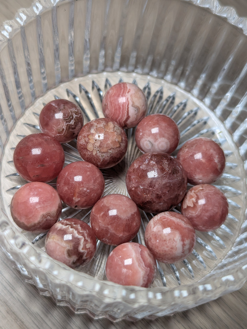 Rhodacrosite crystal spheres