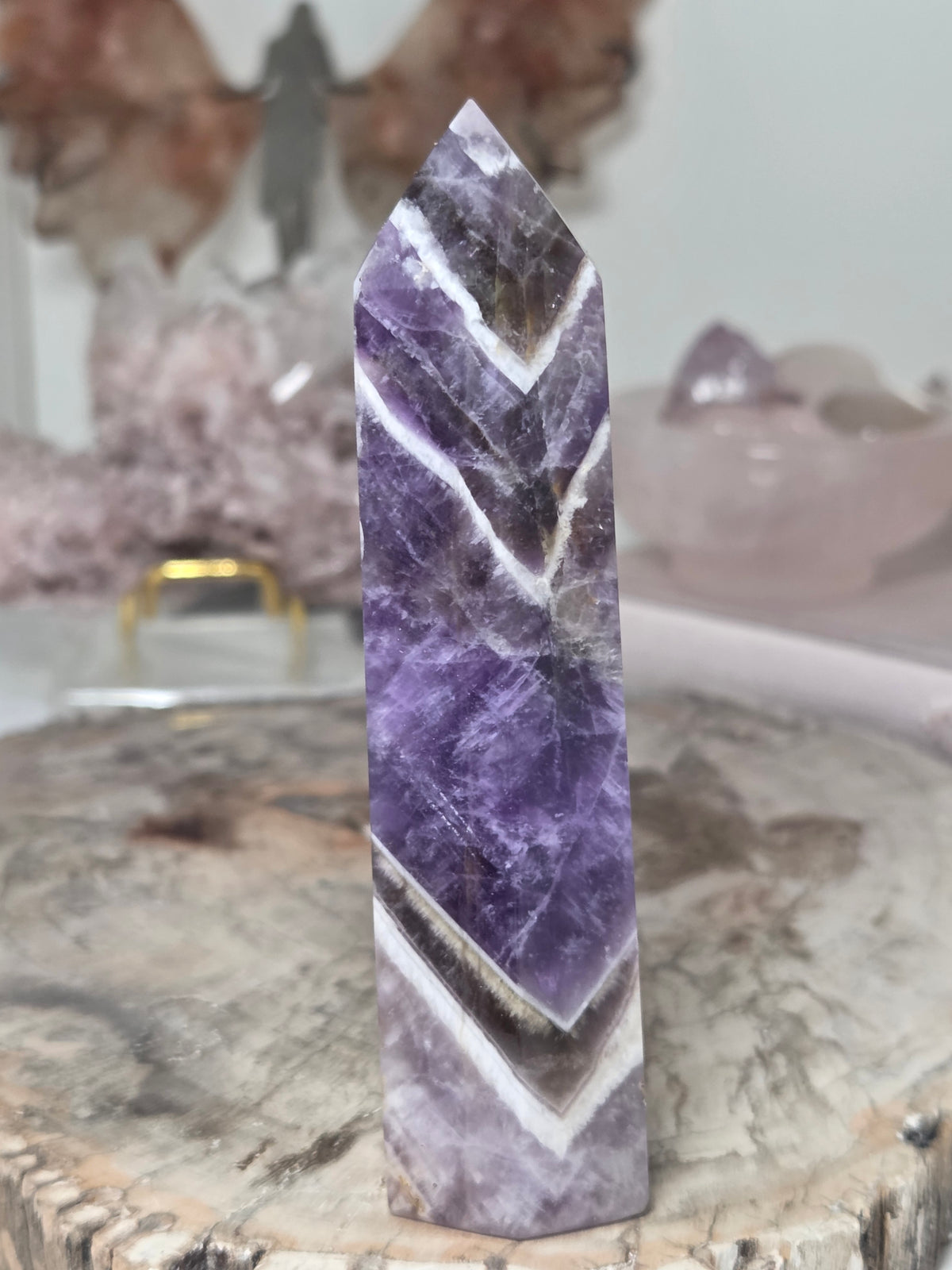 Dream Amethyst crystal tower