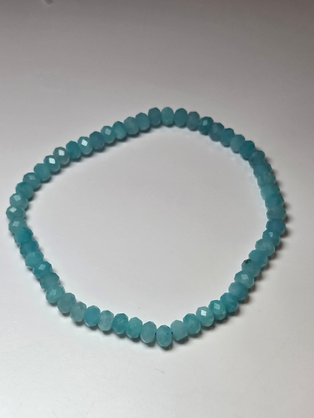 Amazonite crystal bracelet