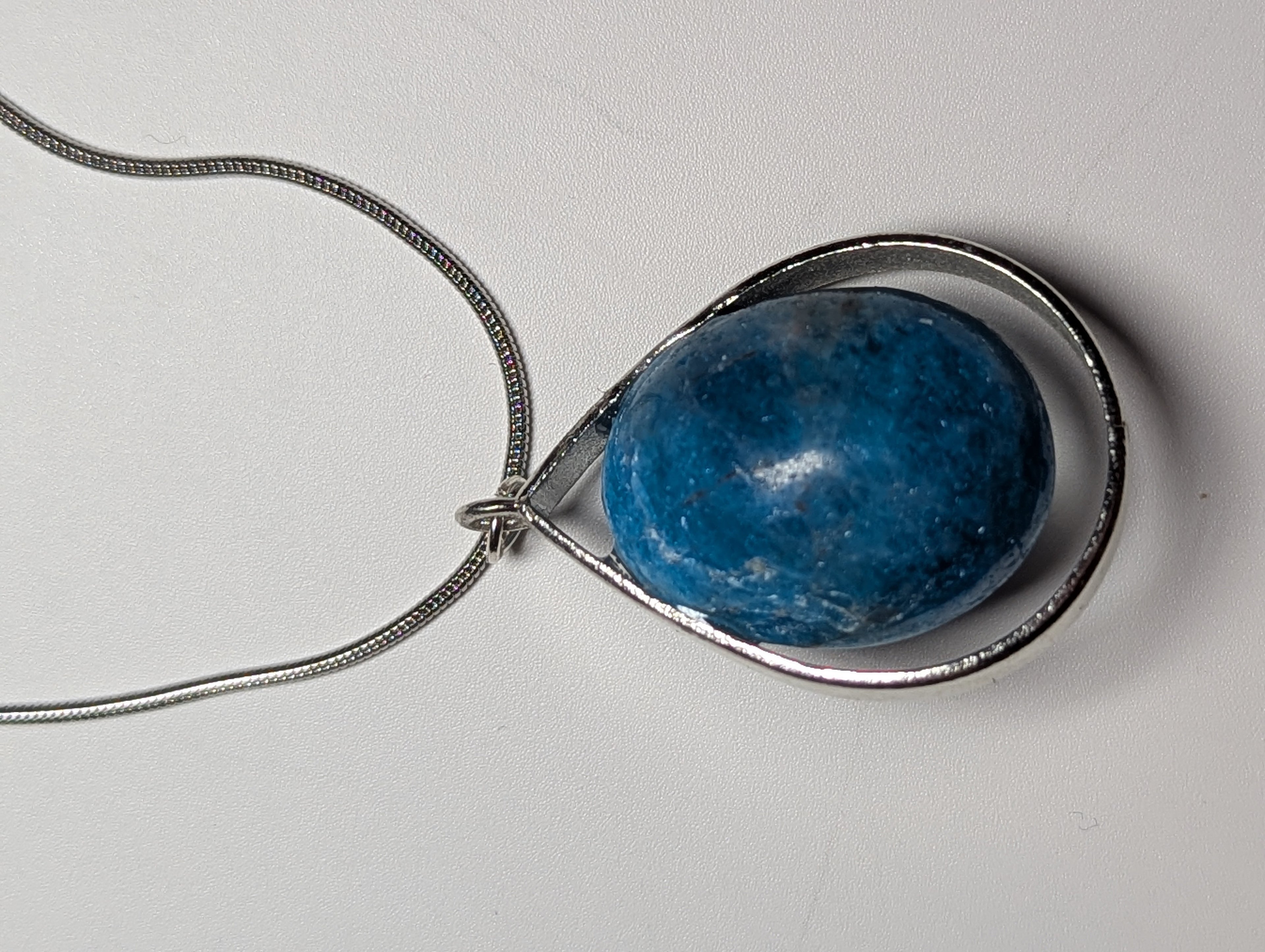 Apatite crystal handmade necklace