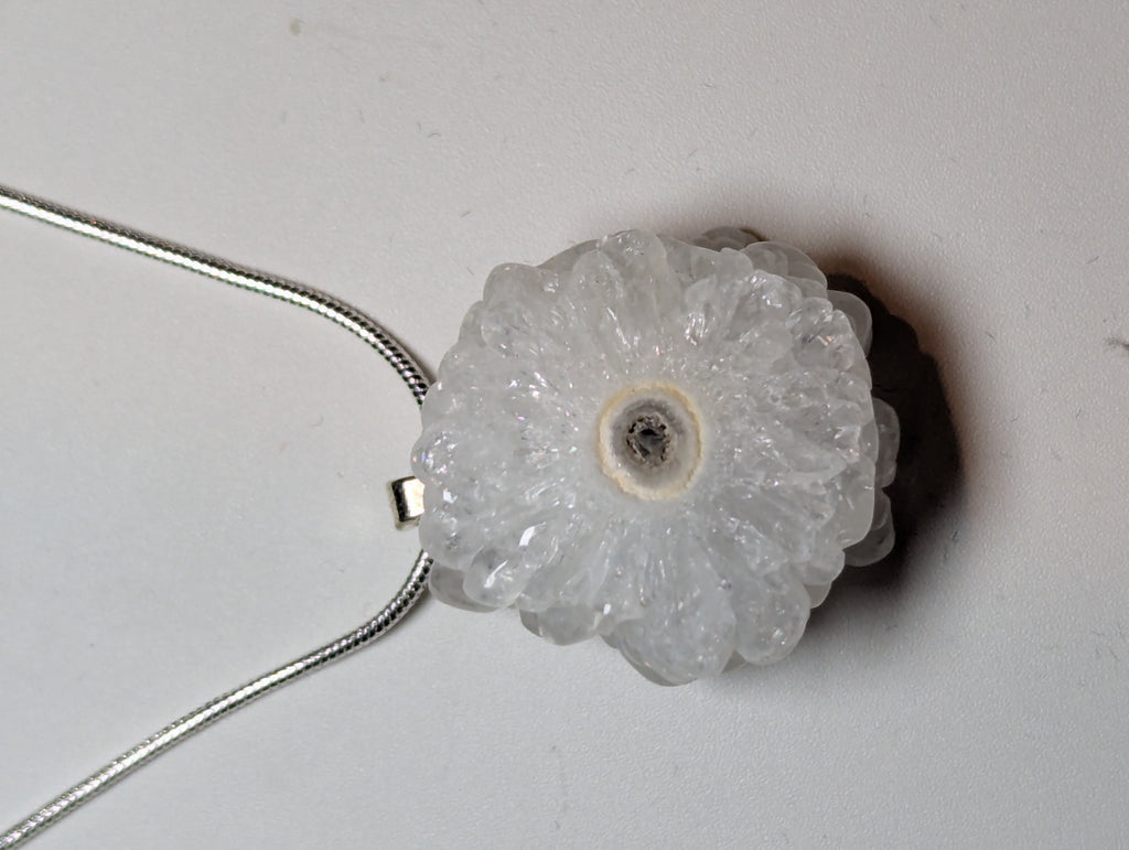 Solar Quartz crystal handmade necklace