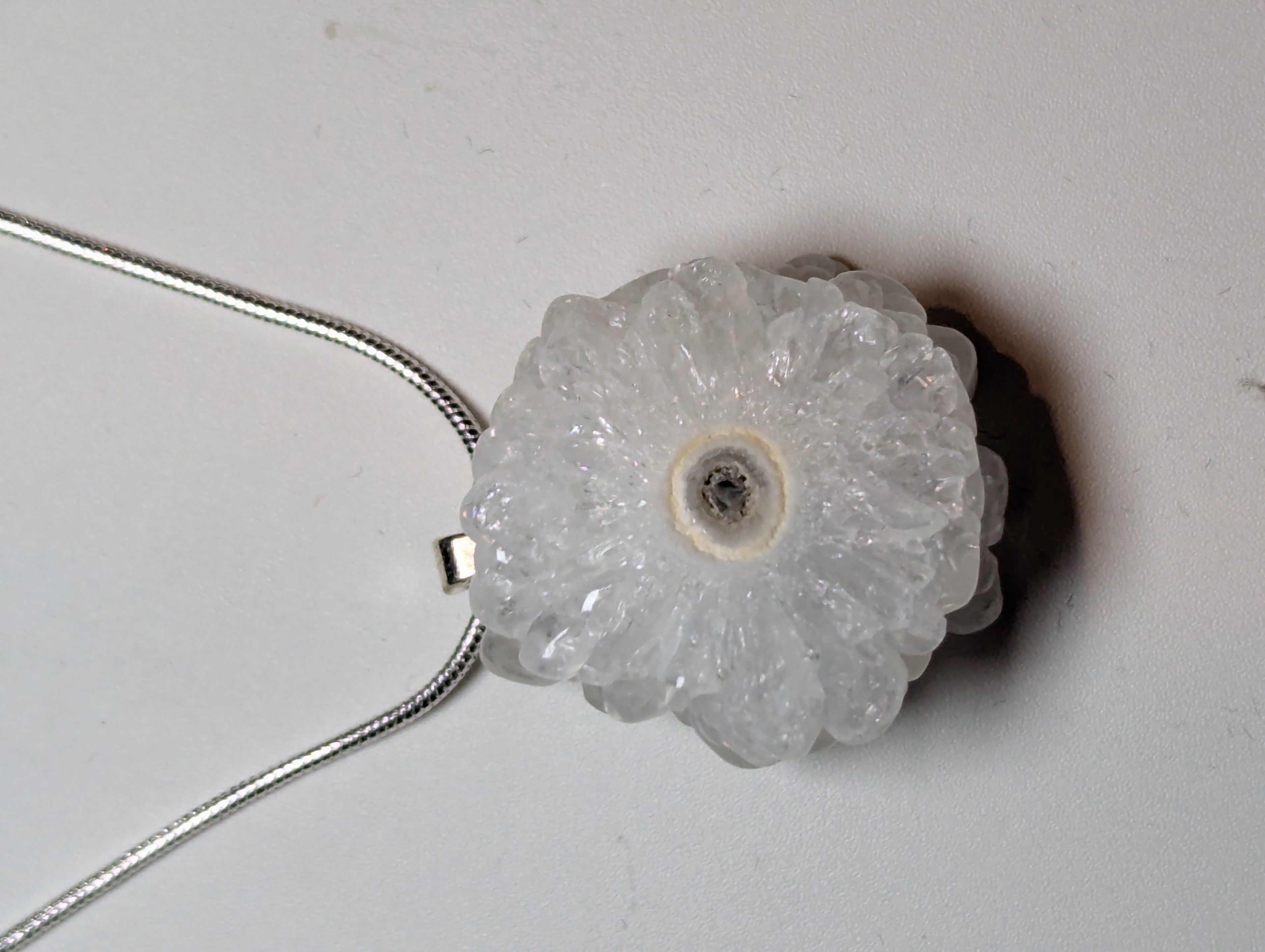 Solar Quartz crystal handmade necklace