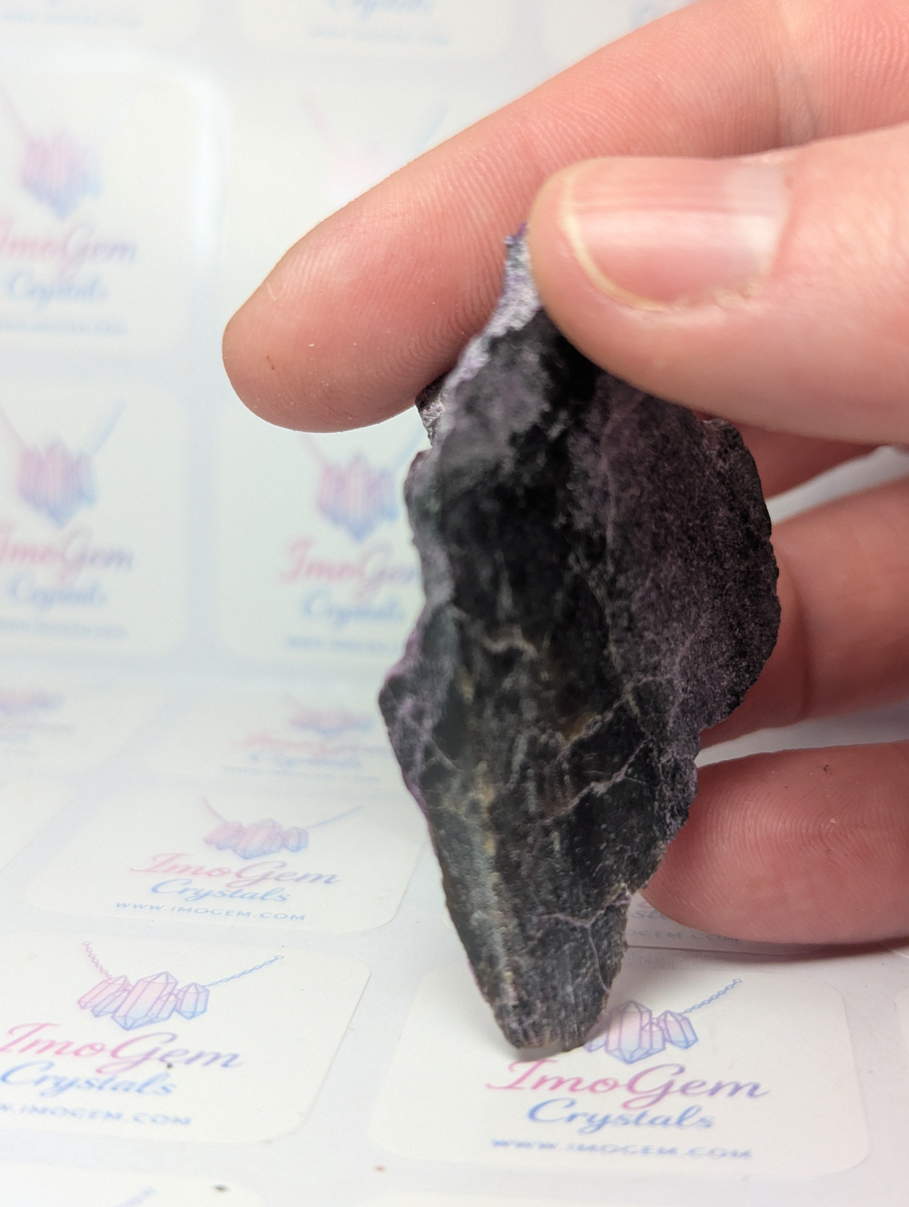 Stichtite crystal specimen