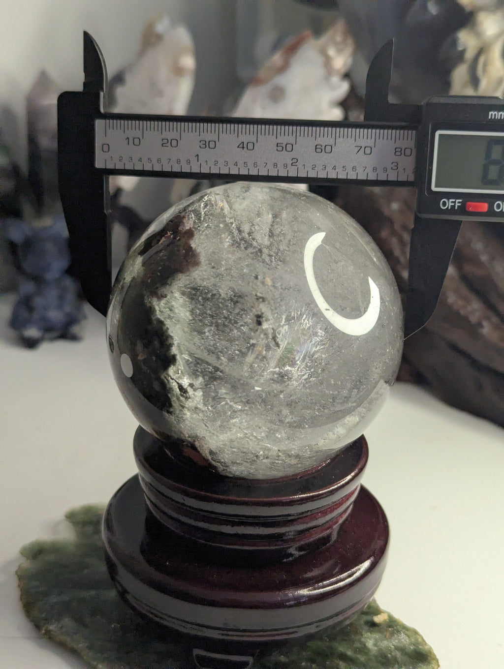 Amazing high Grade Garden quartz crystal sphere