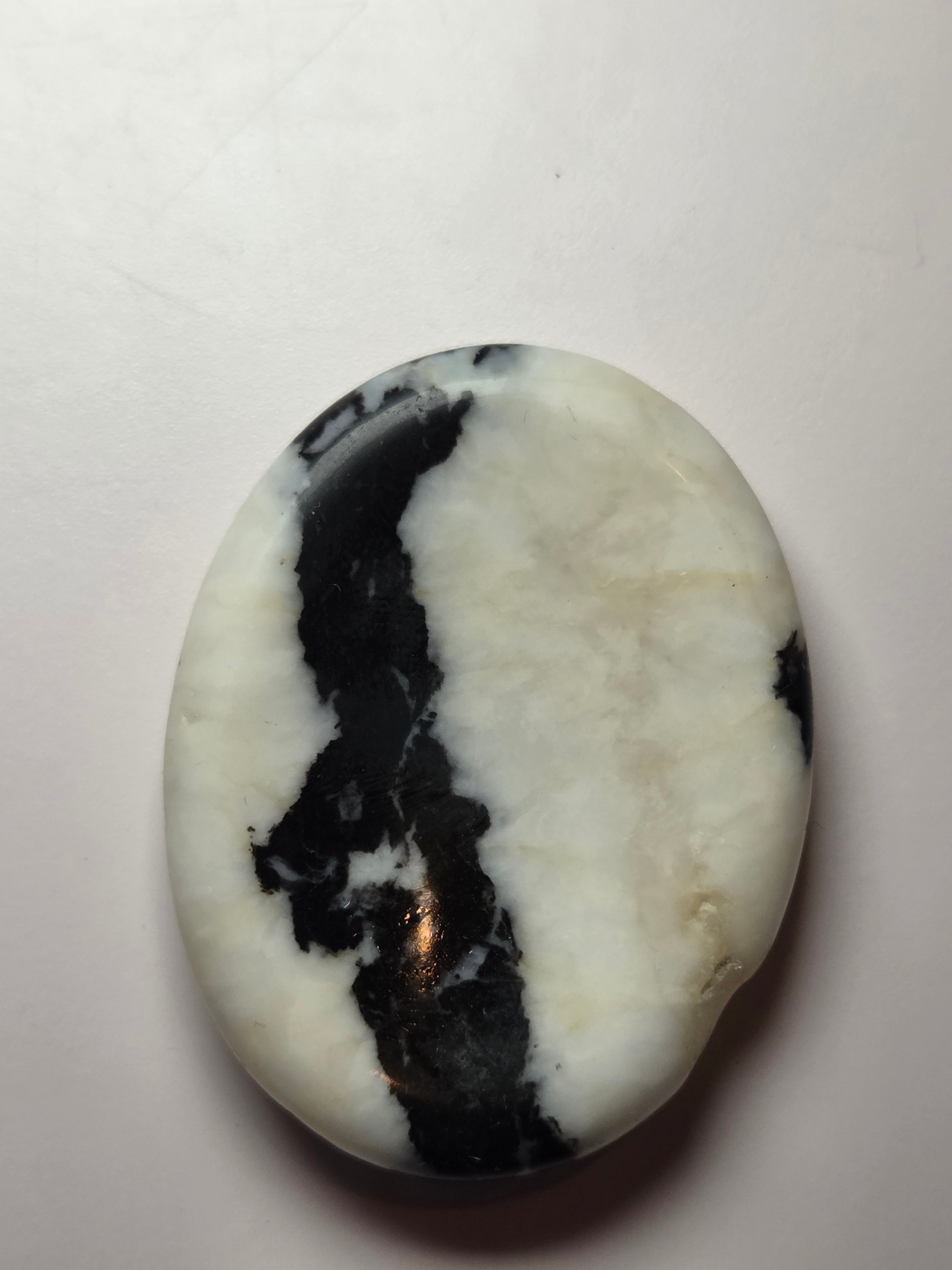Zebra Jasper crystal worry stone
