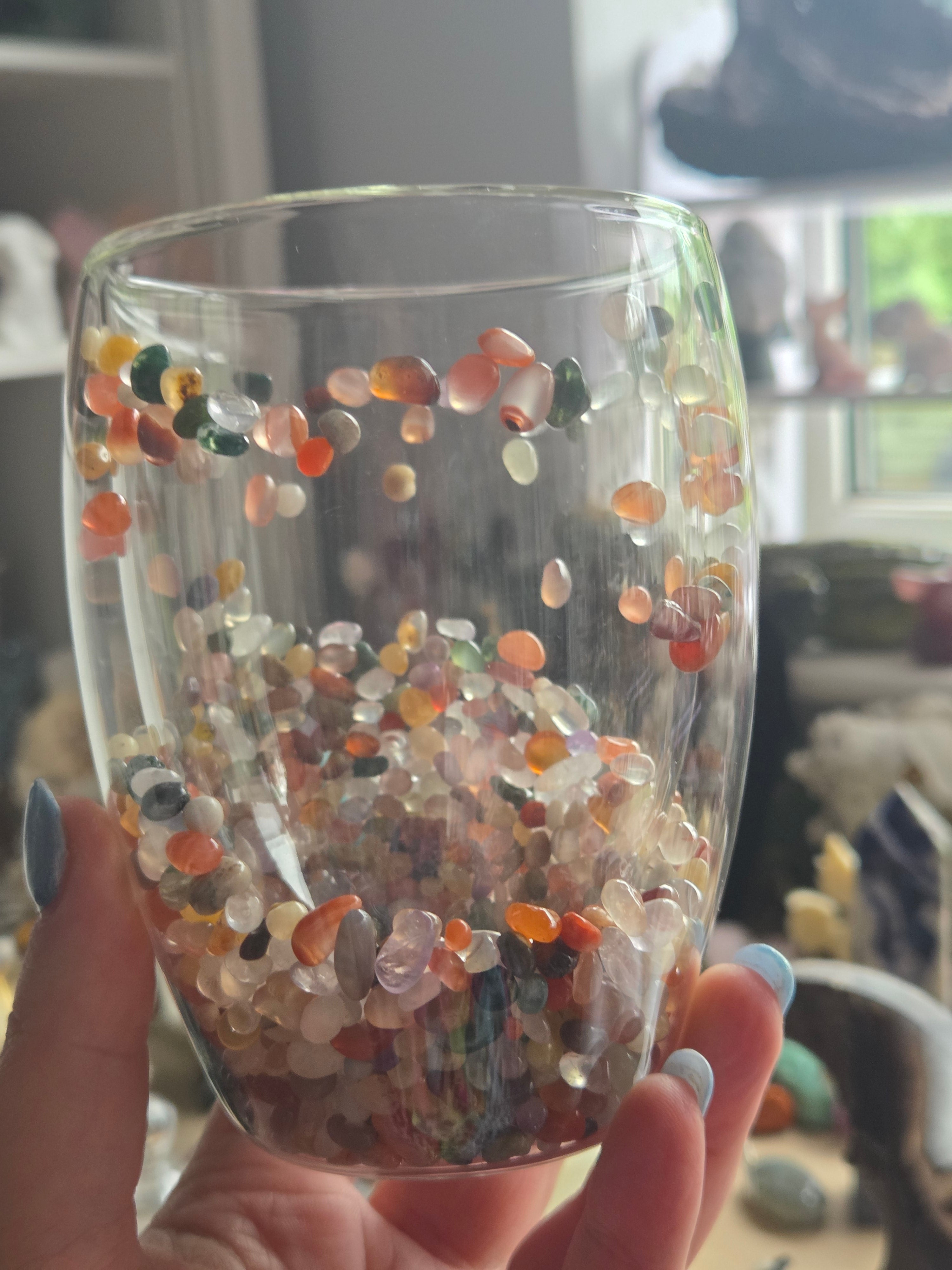 Crystal chip glasses