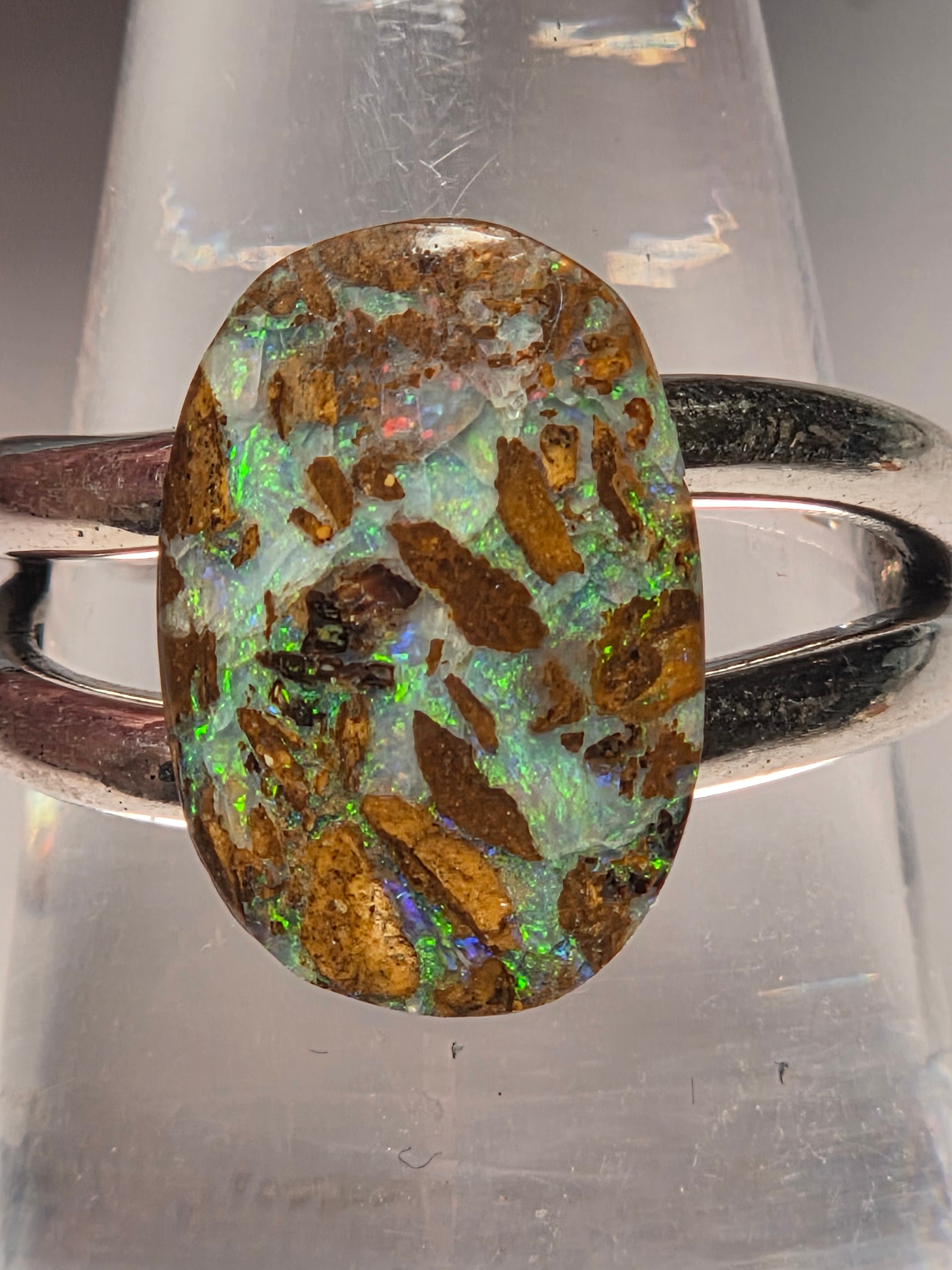 S925 Australian opal crystal matrix from Queensland Australia