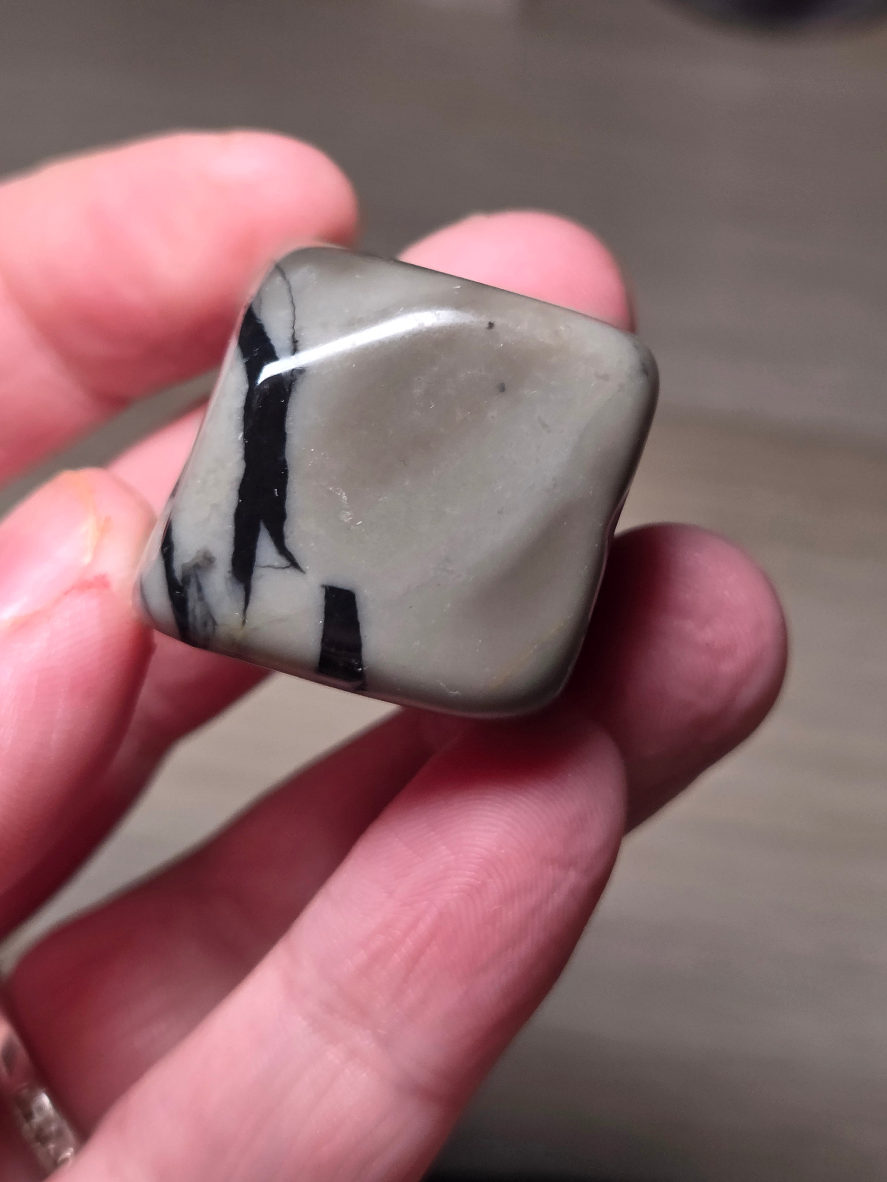 Volcano Agate crystal cube