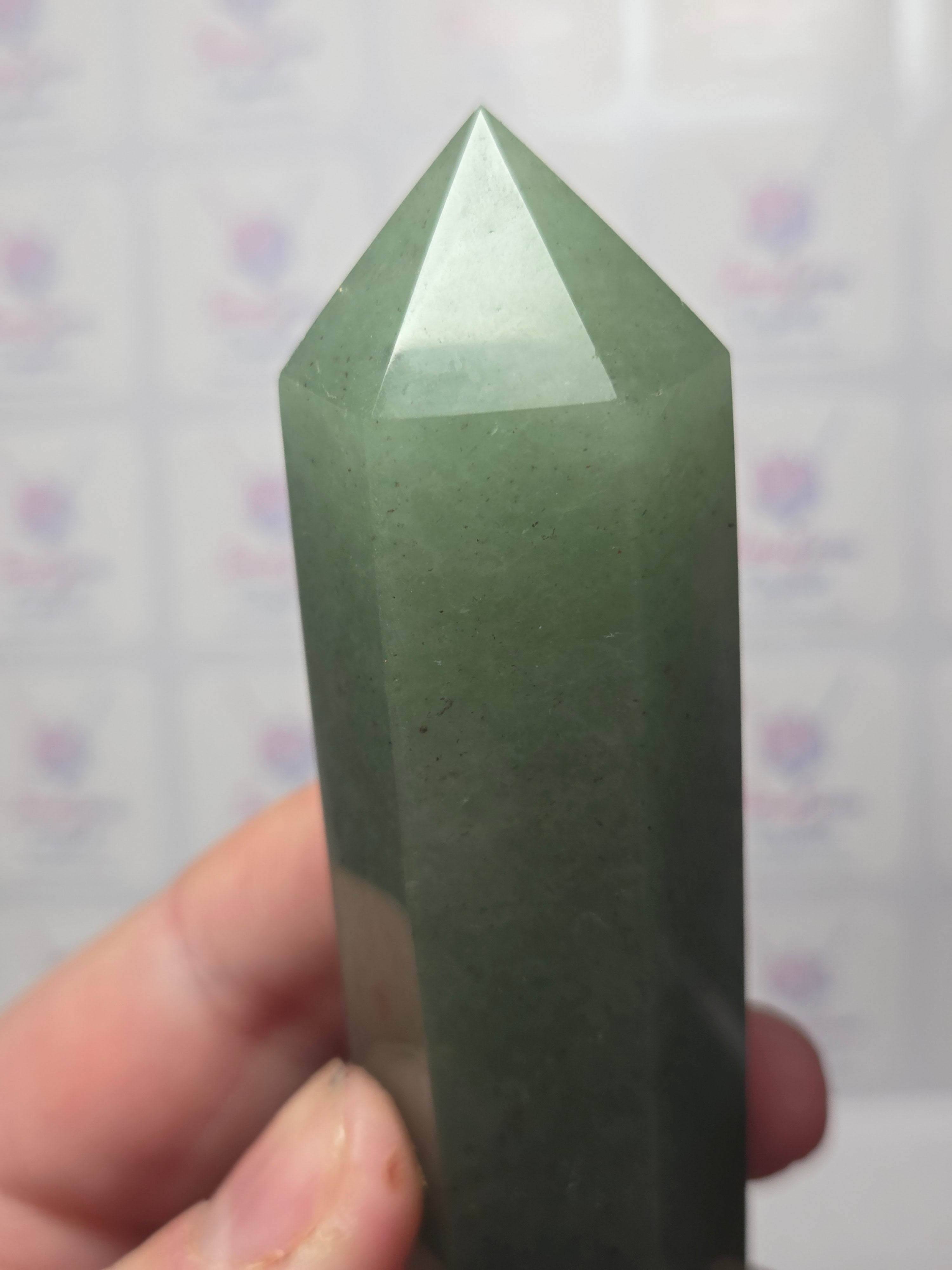 Green Aventurine crystal tower