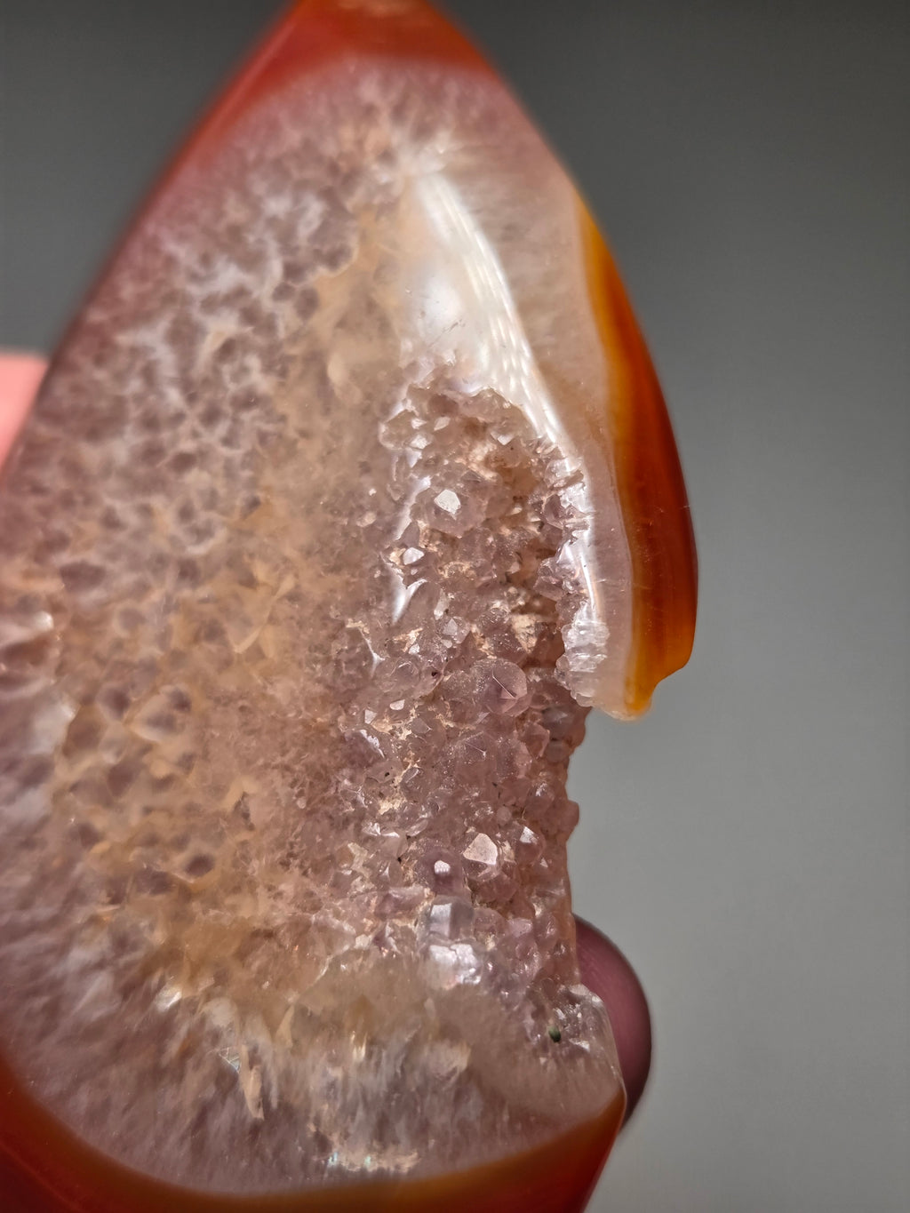Carnelian crystal tear drop