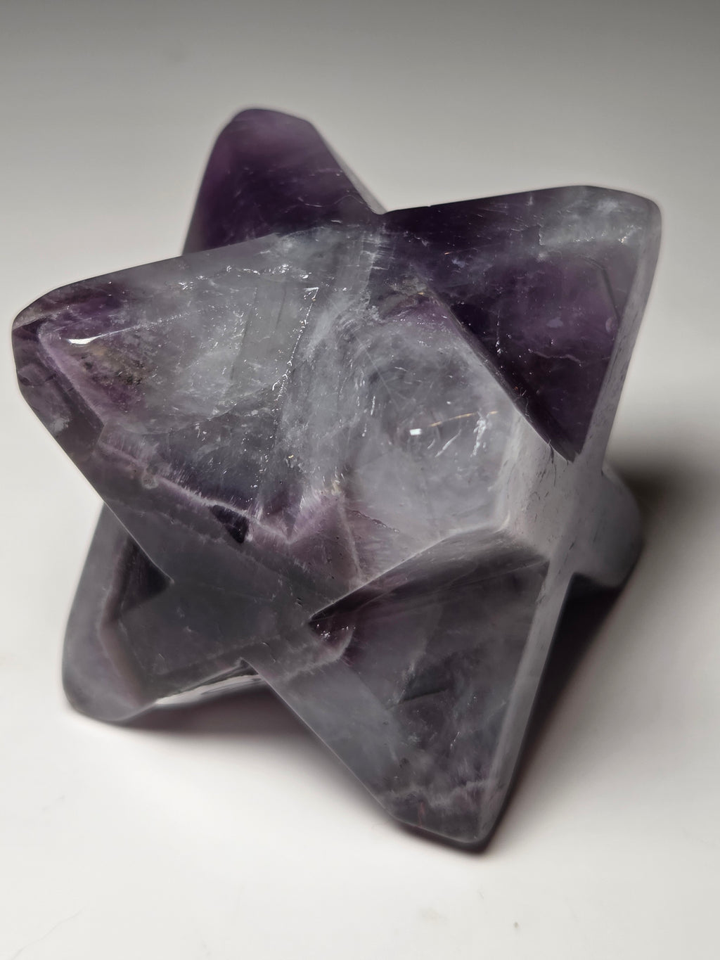 Dream Amethyst crystal merkaba