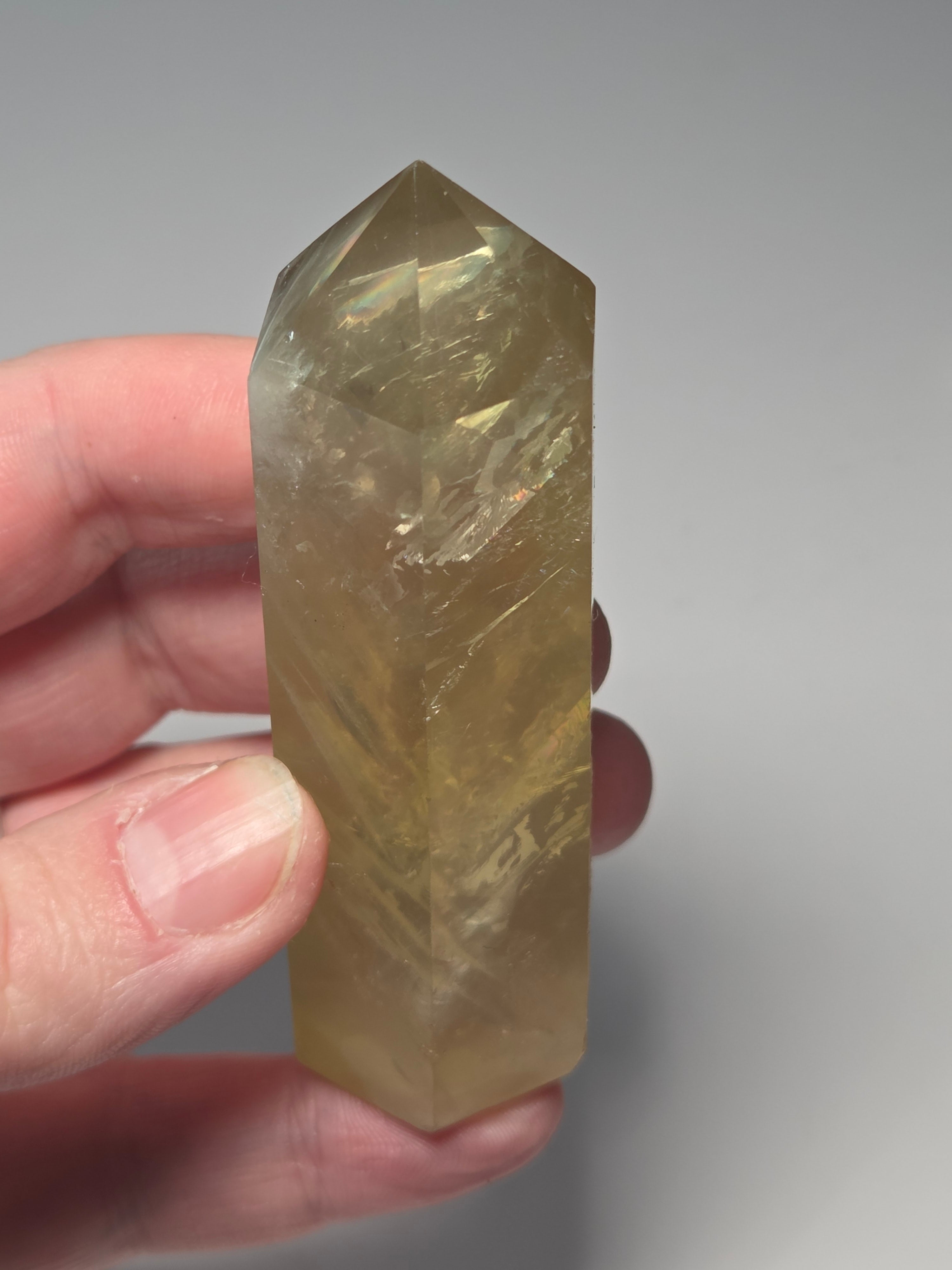 Citrine crystal tower