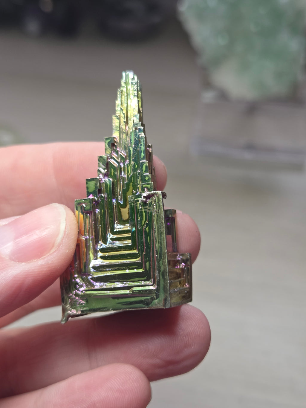 Bismus natural formed crystal