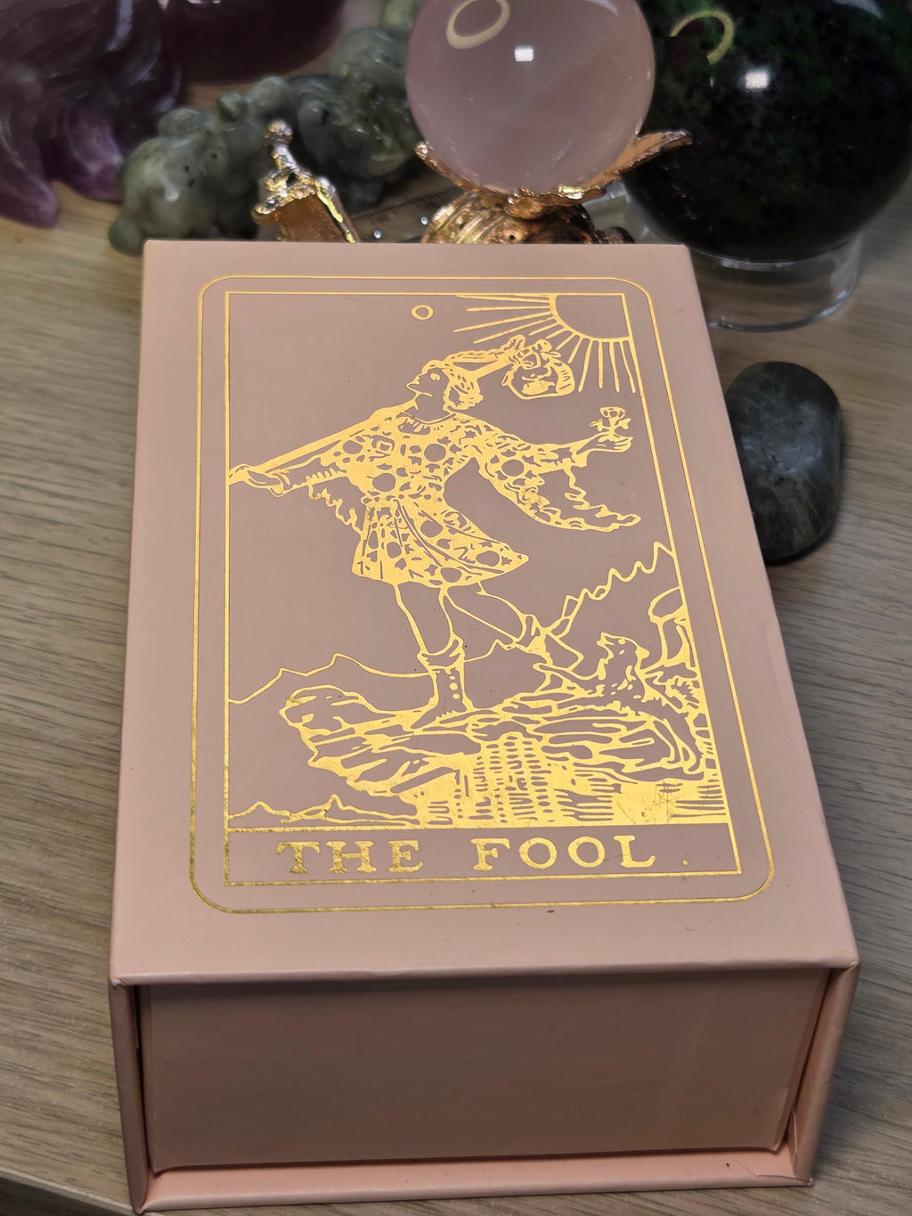 Pink Golden Foil Tarror cards in hard Case
