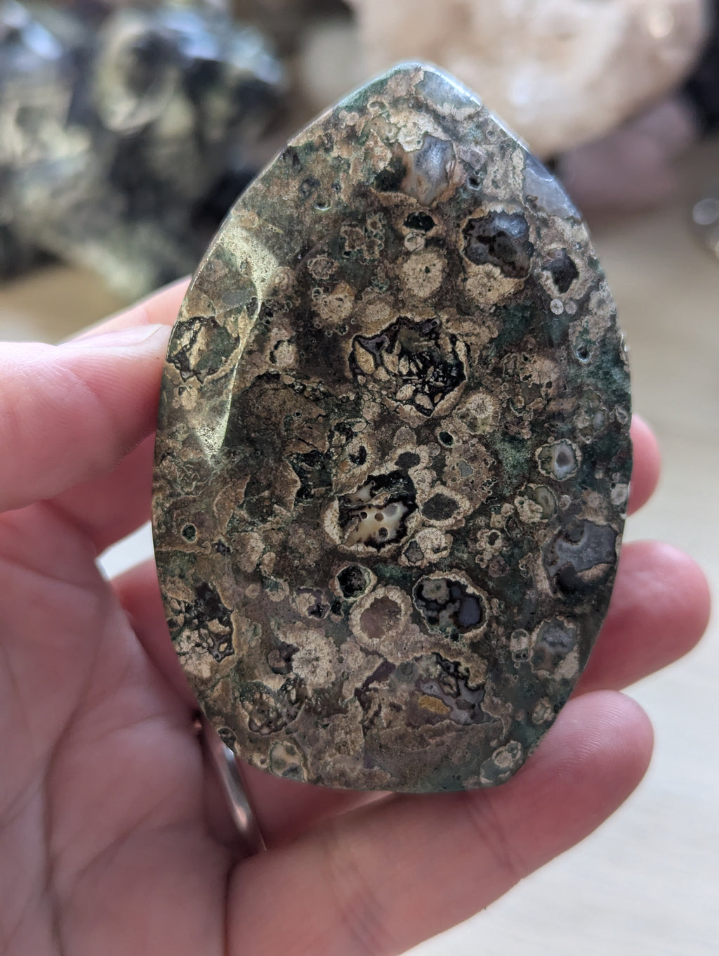 Thousand Eye Jasper Tear drop