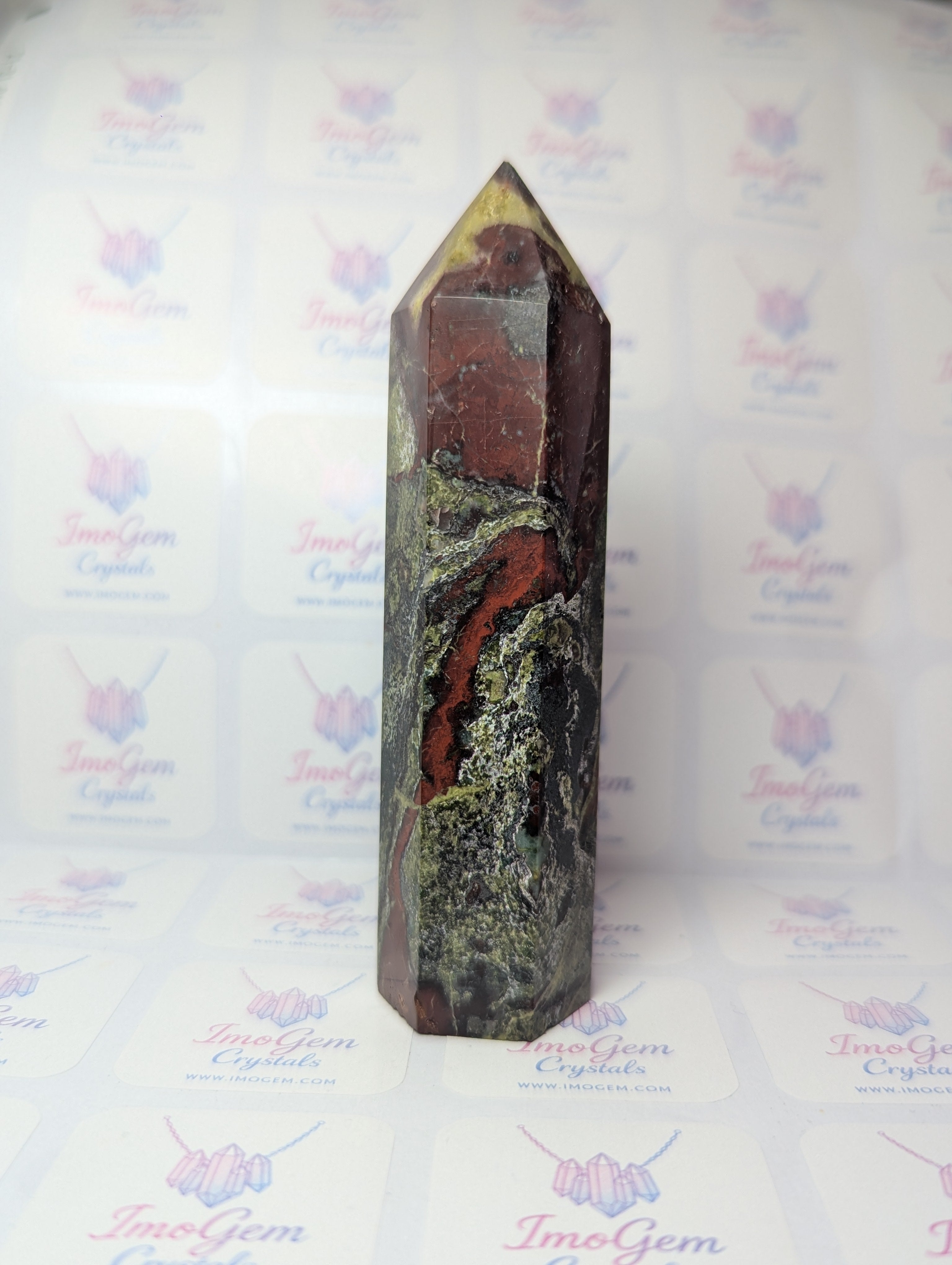 Dragon blood stone crystal tower