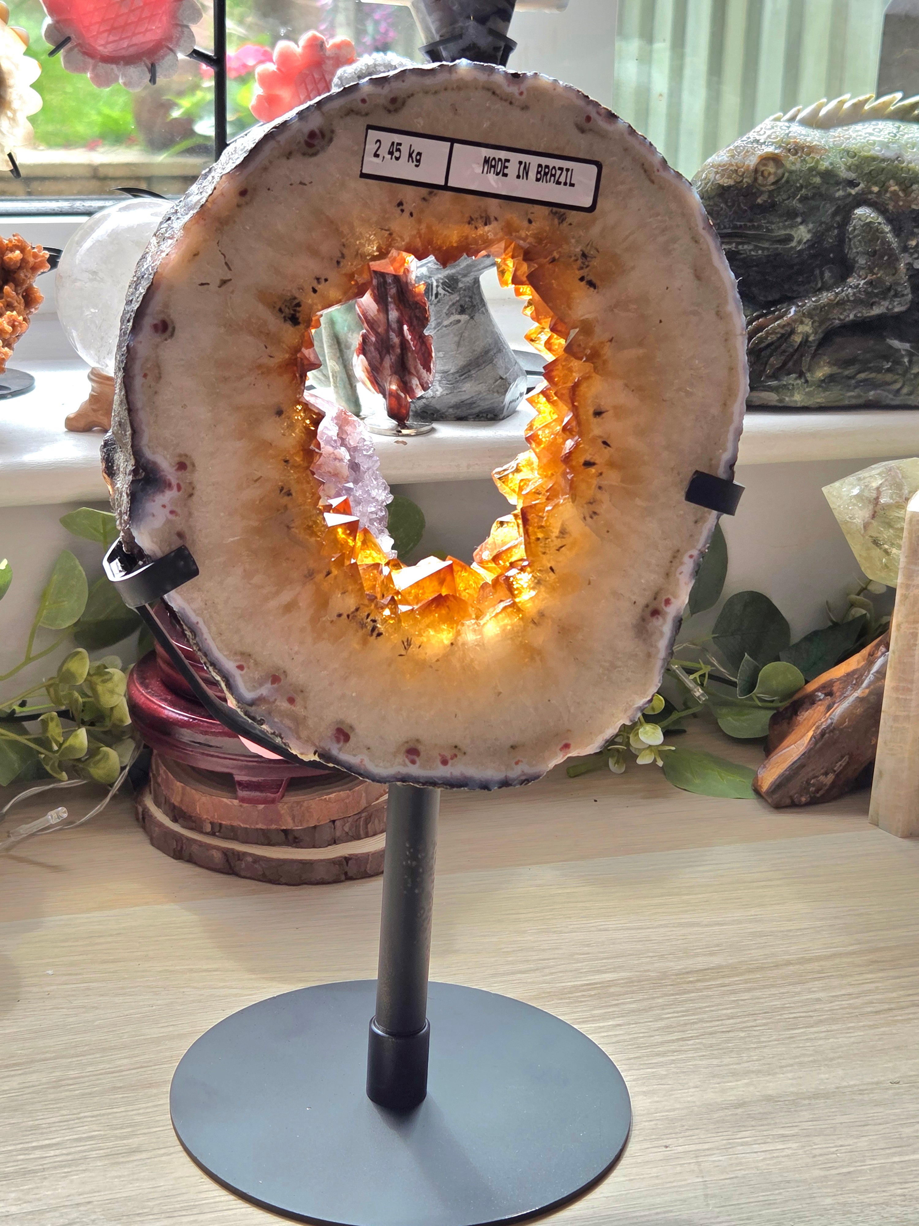 Stunning Citrine crystal portal