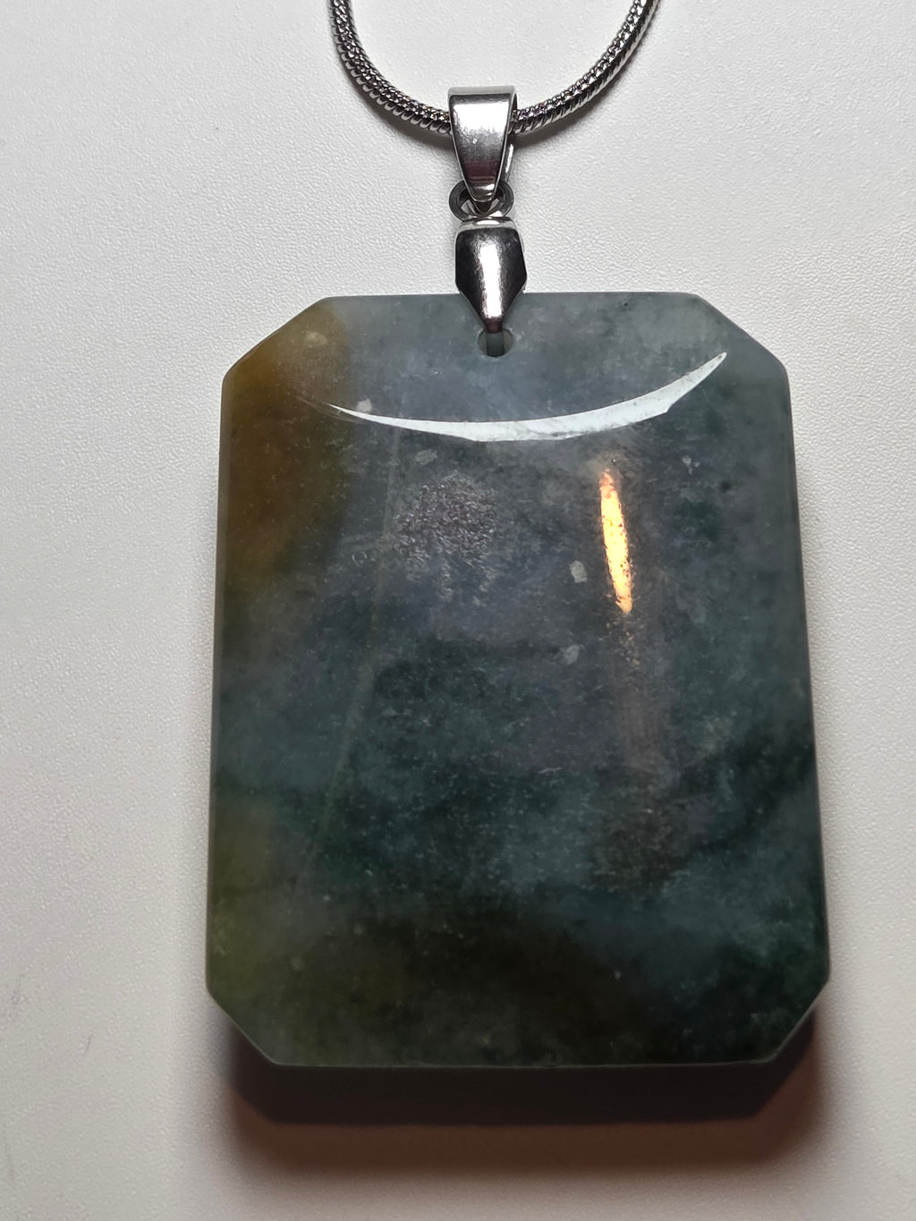 Ocean Jasper crystal handmade necklace