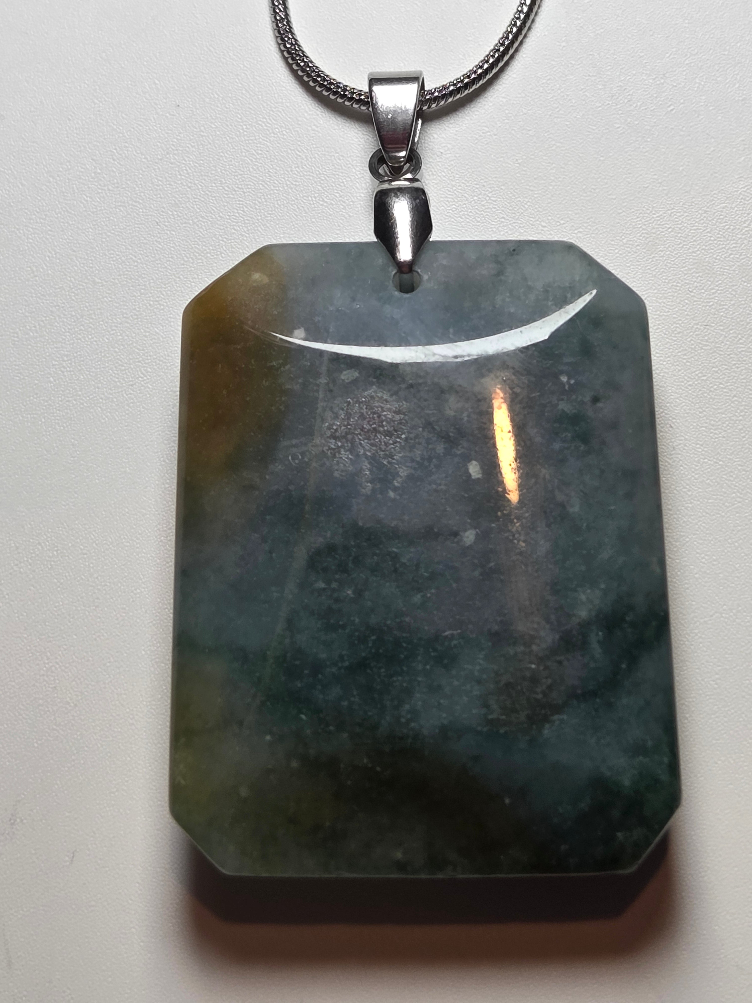 Ocean Jasper crystal handmade necklace