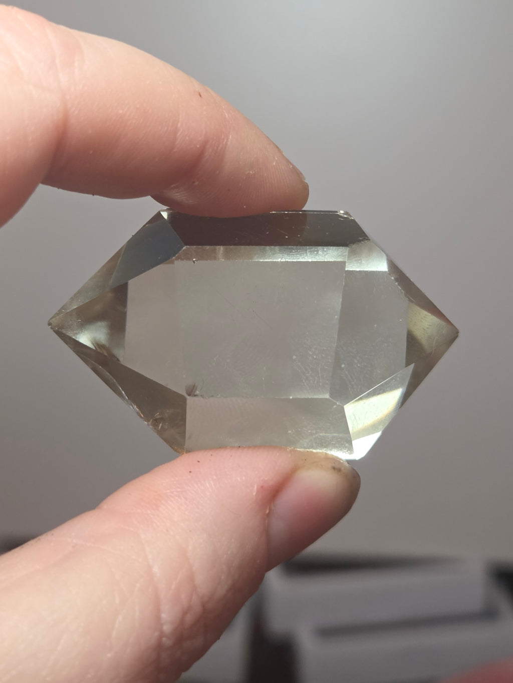 Natural Citrine crystal with rainbow DT