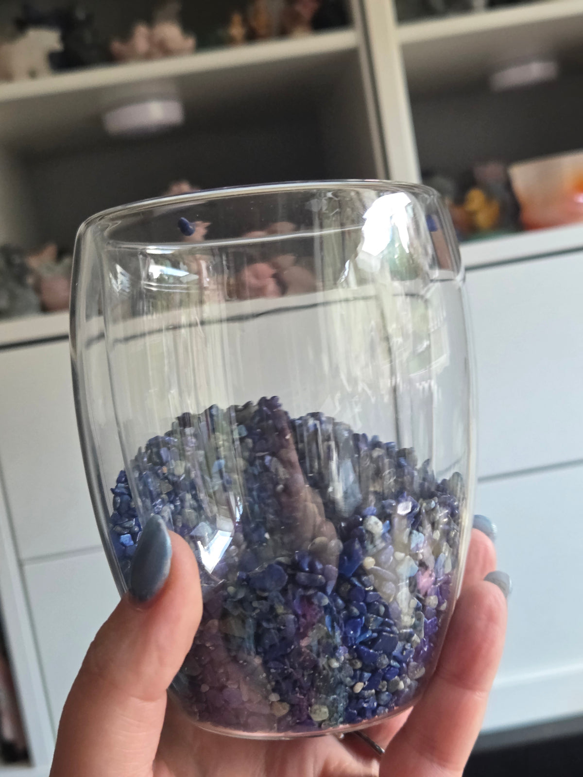 Crystal chip glasses