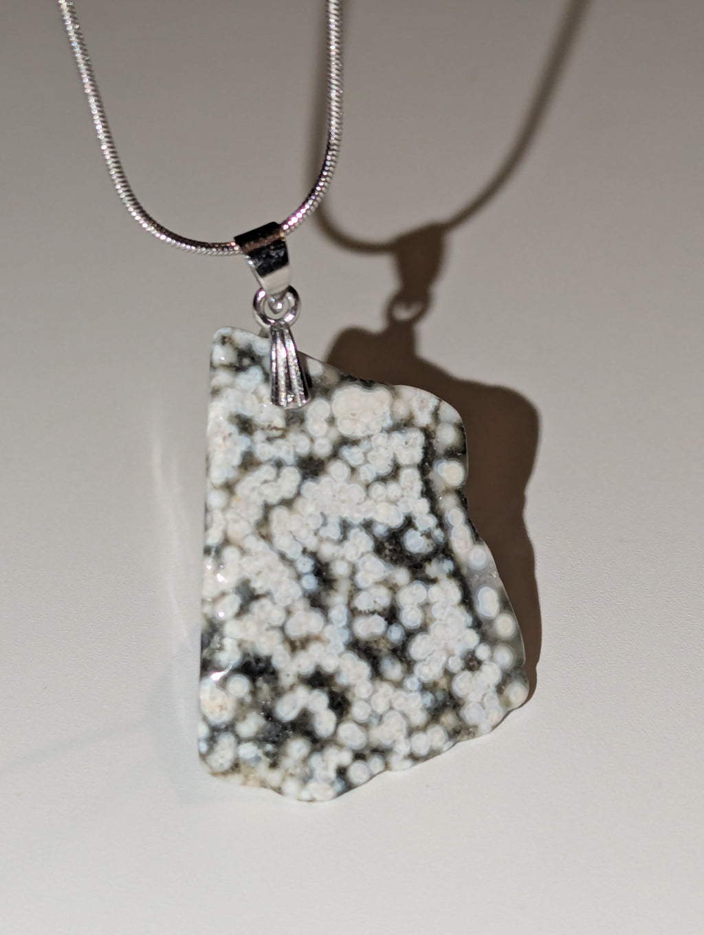 Ocean Jasper crystal handmade necklace