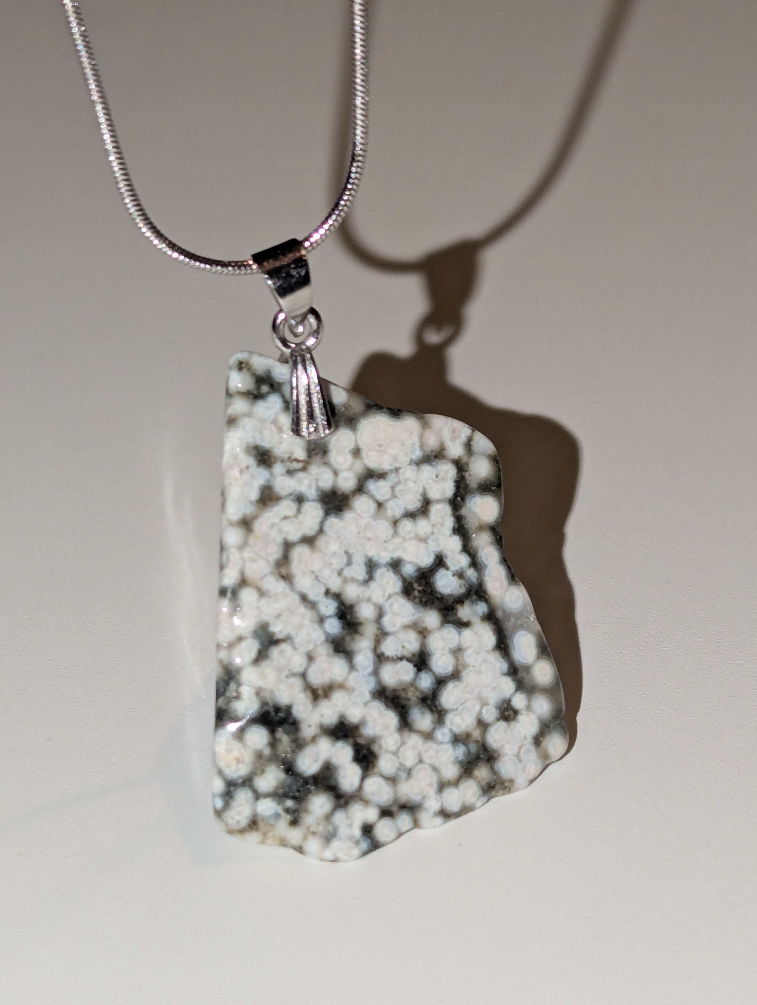 Ocean Jasper crystal handmade necklace
