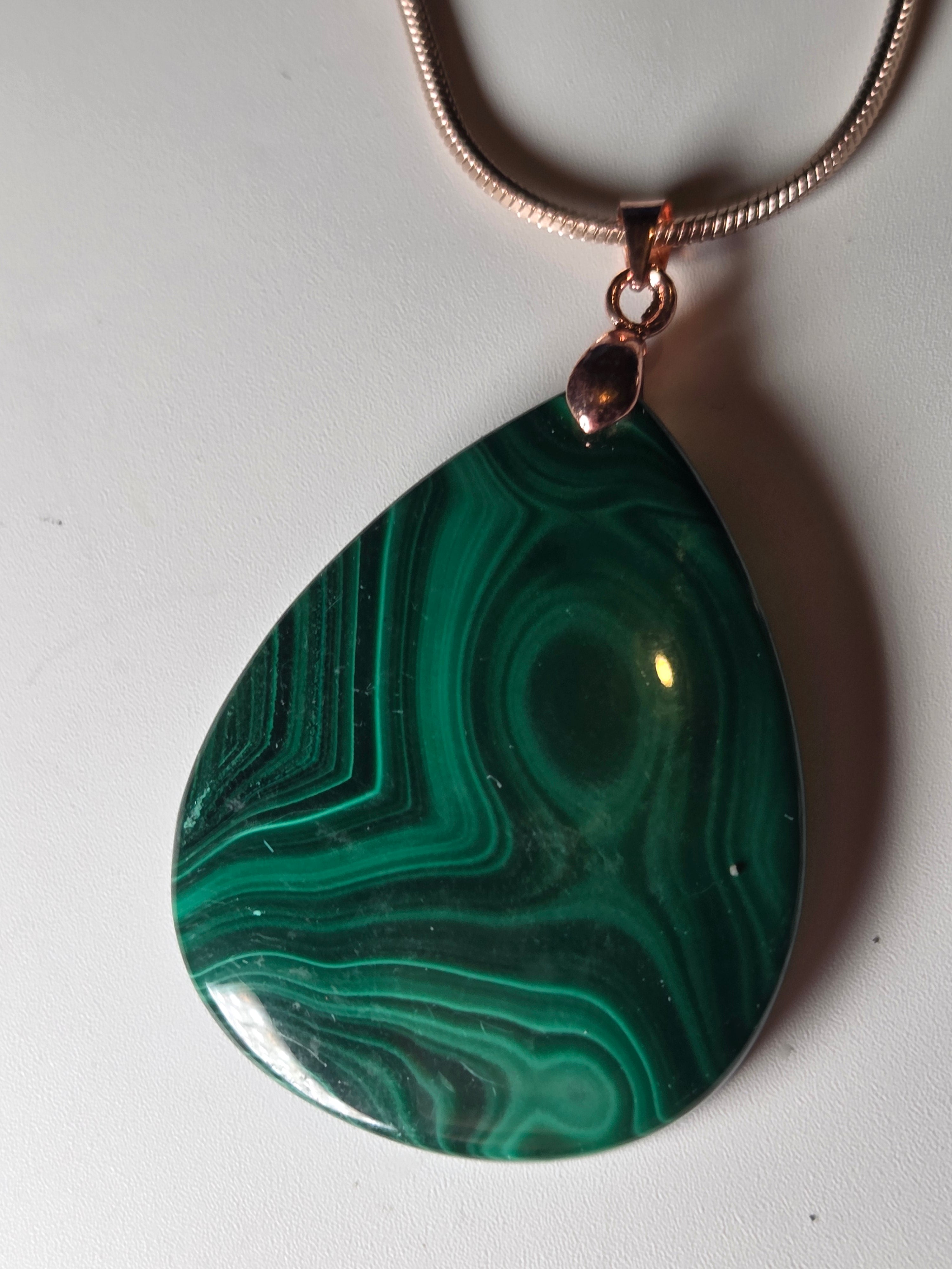 Malicite crystal necklace