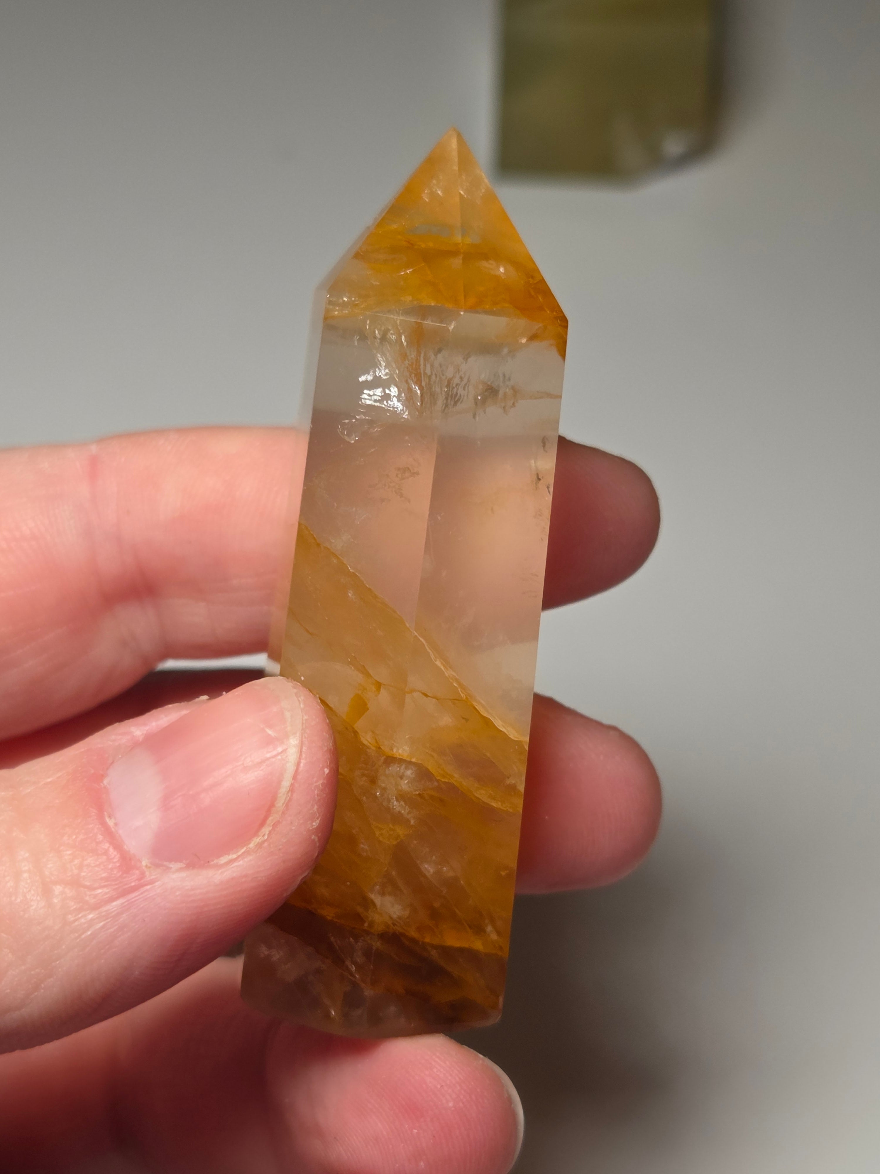 Grade AA Golden Healer crystal tower