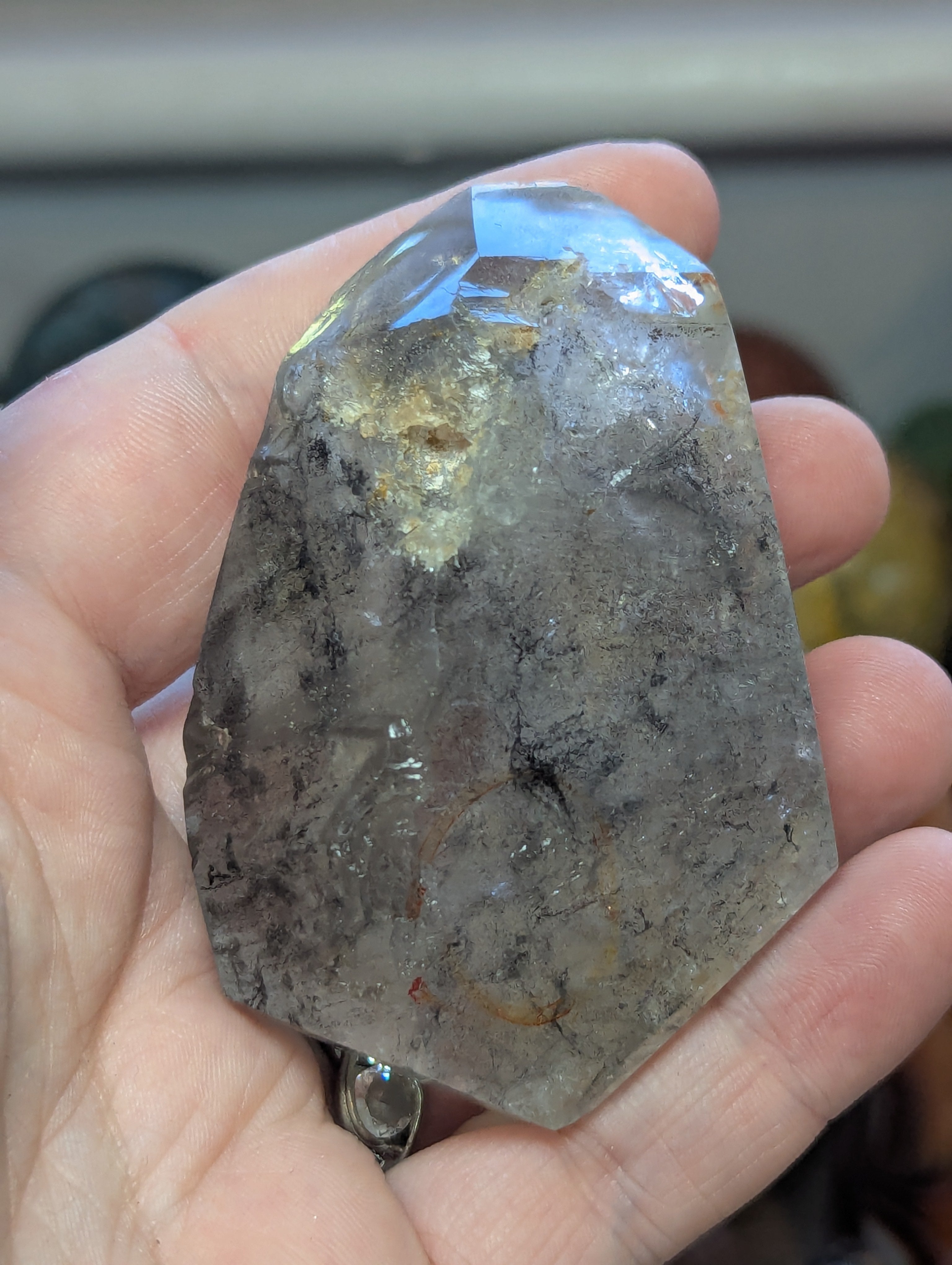 Enhydro crystal specimen