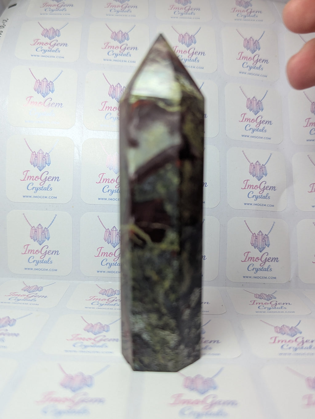 Dragon blood stone crystal tower