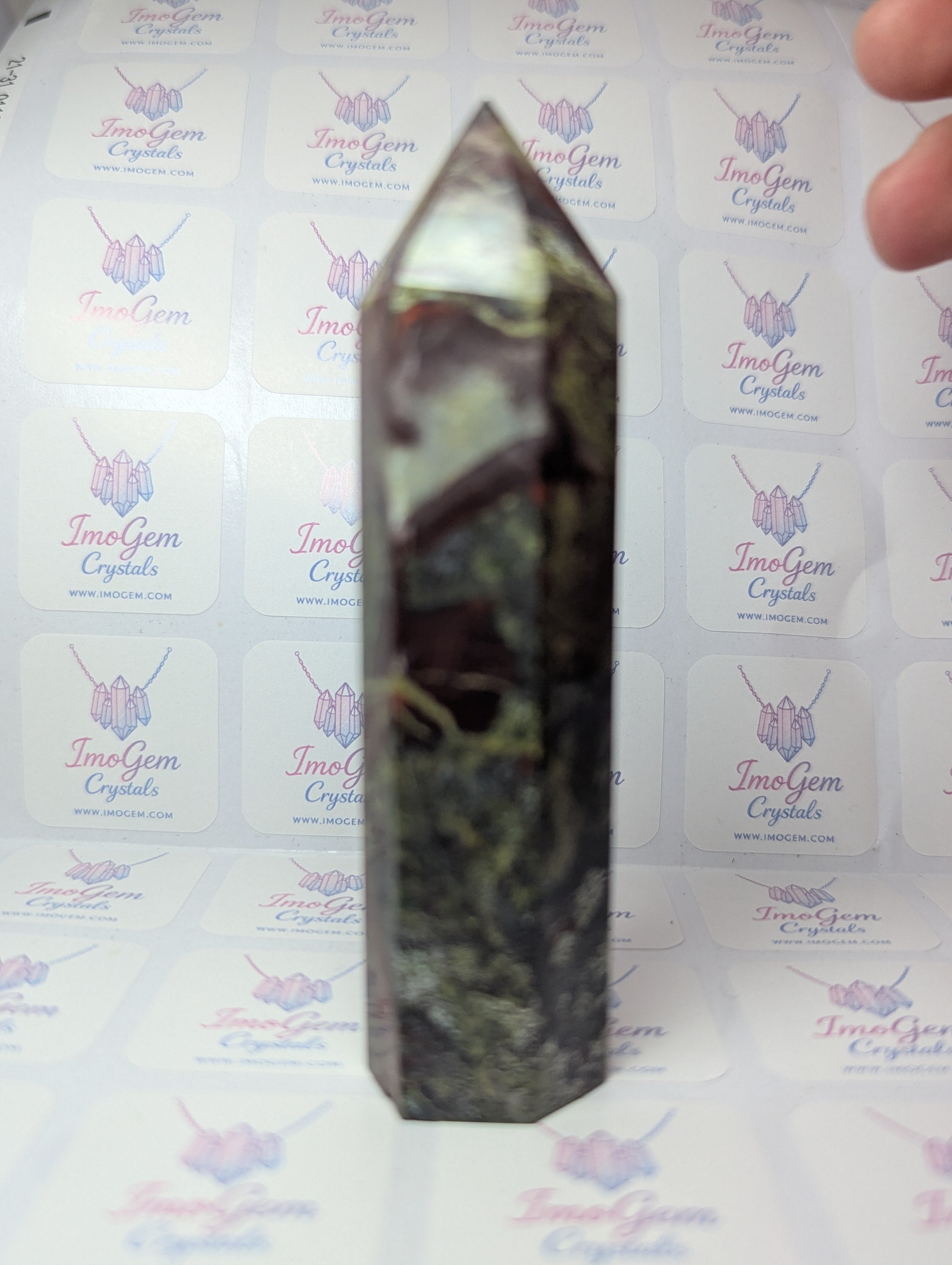 Dragon blood stone crystal tower