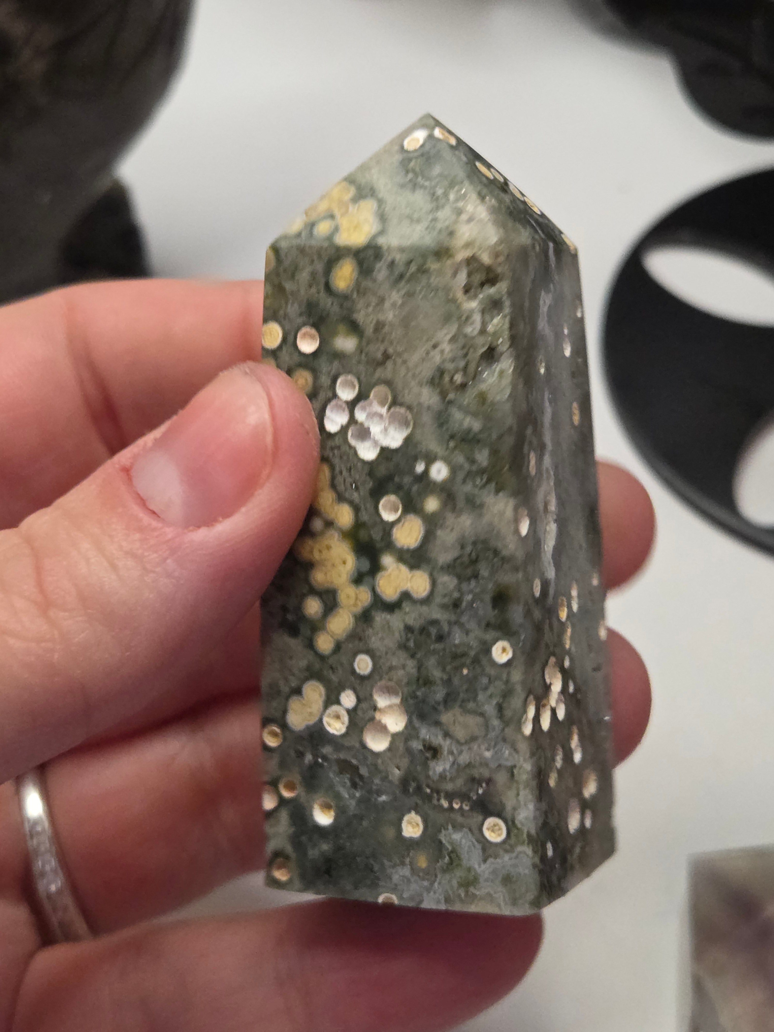 Ocean Jasper crystal tower