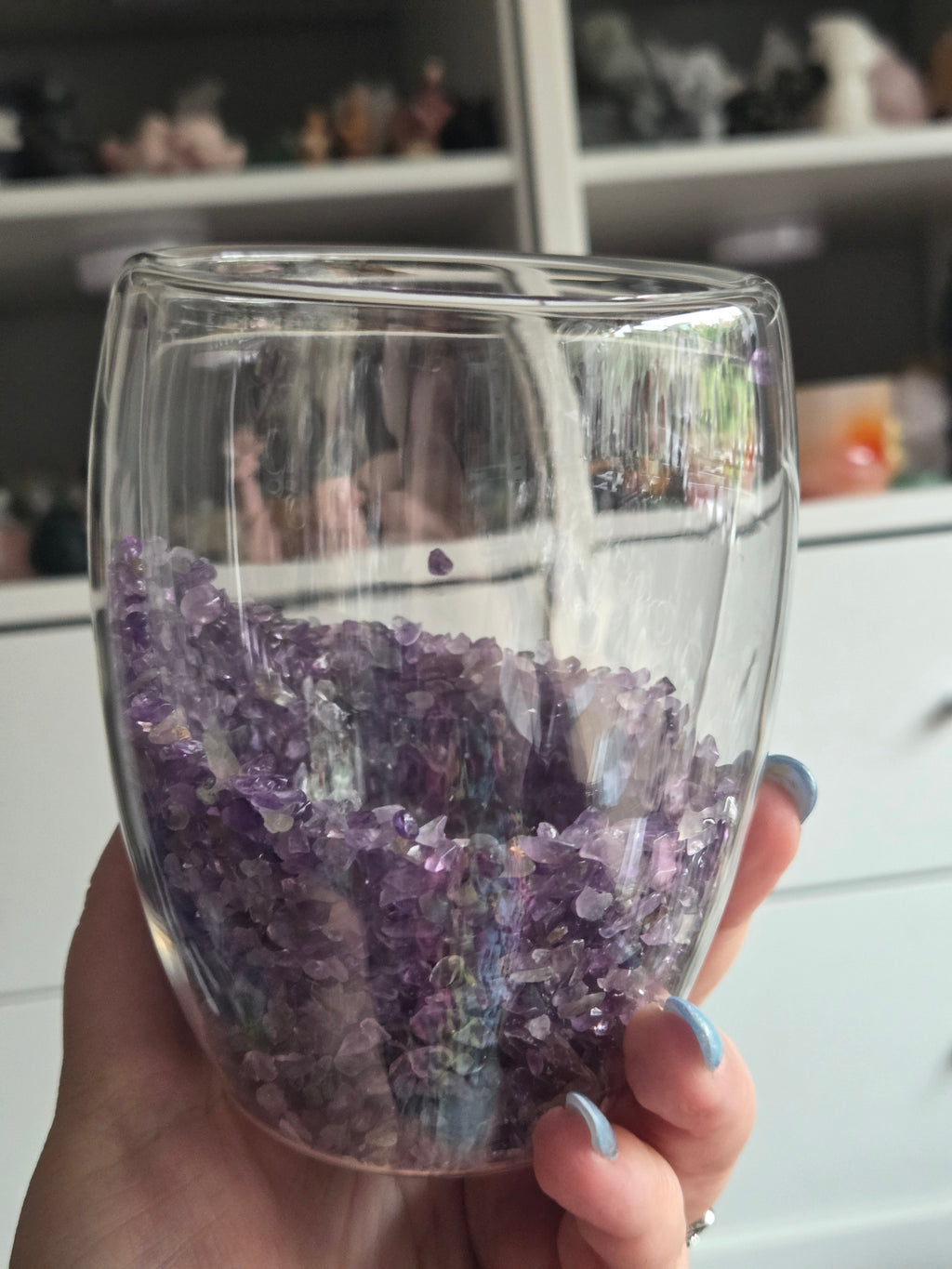 Crystal chip glasses