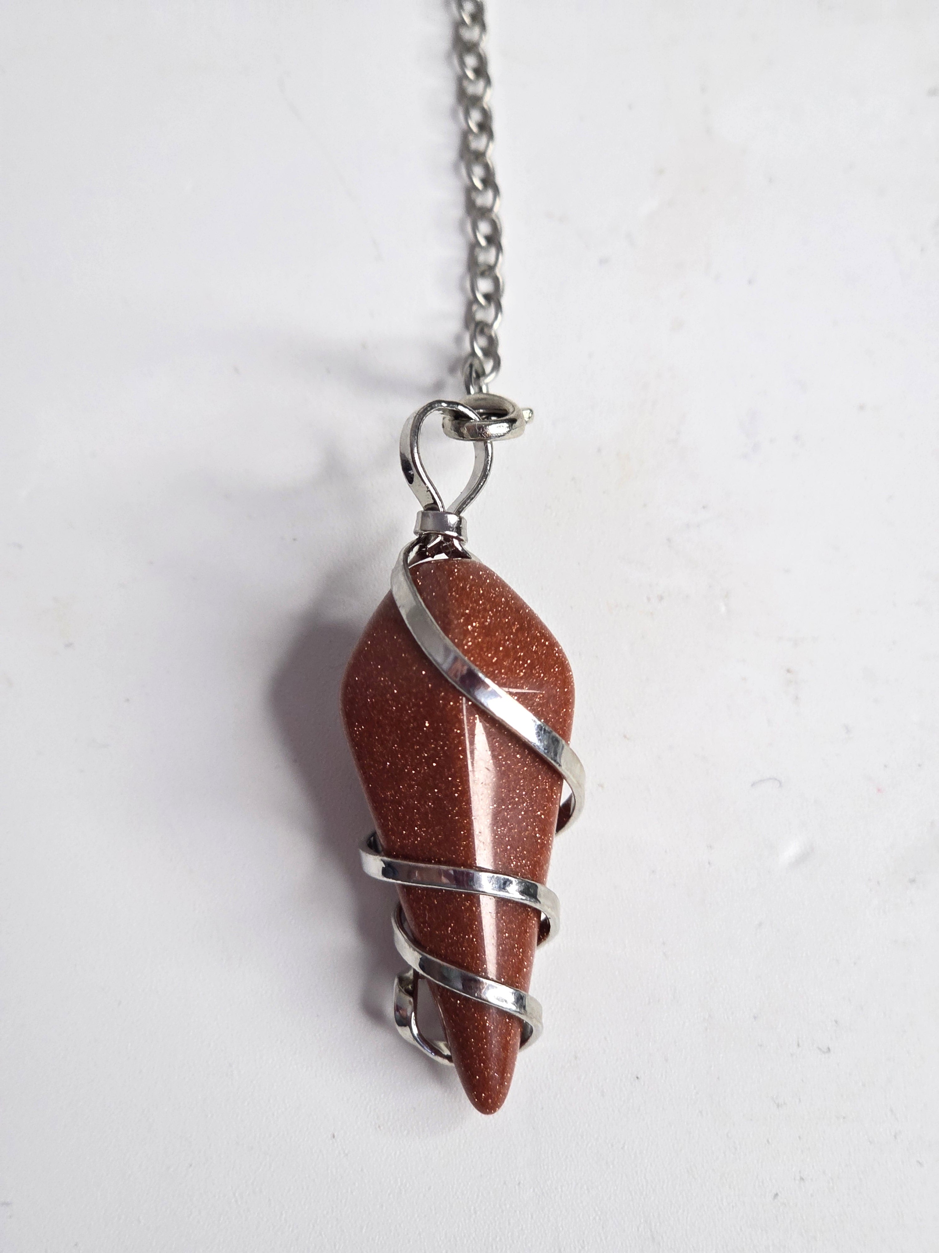 Red jasper pendulum