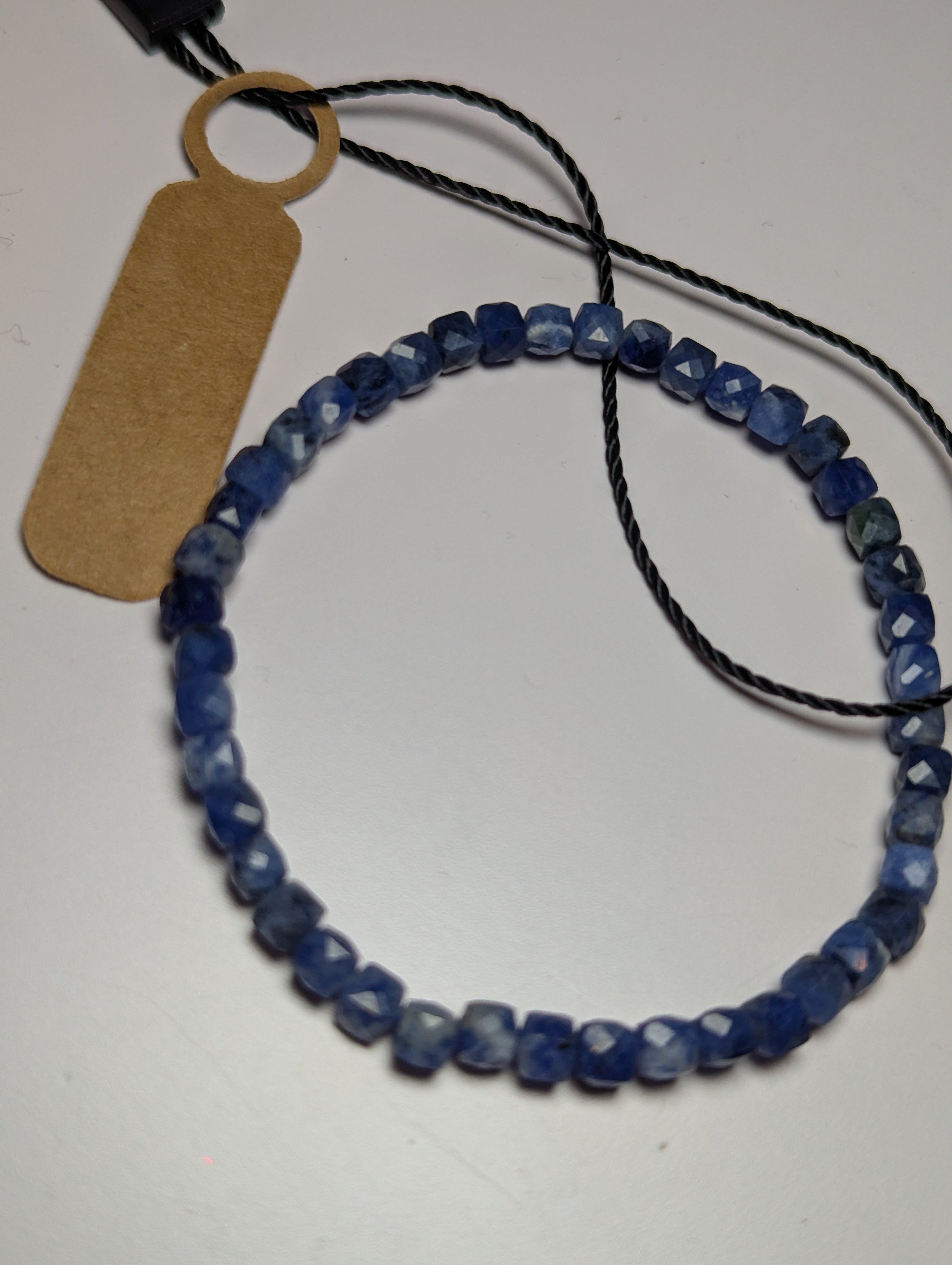 Sodalite crystal bracelet 4mm