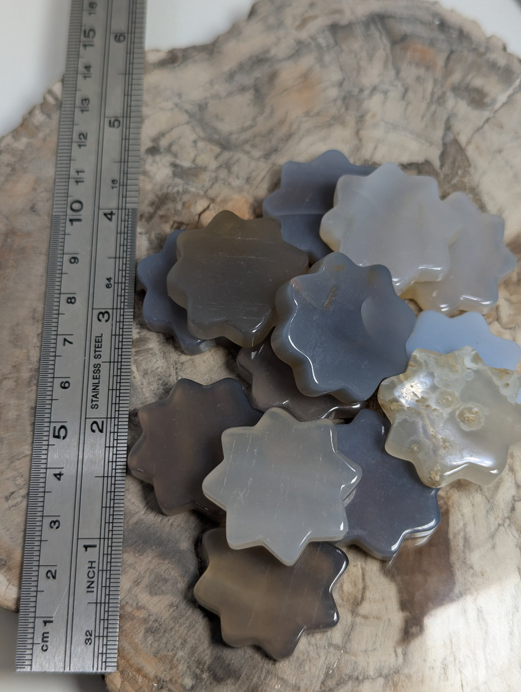 Agate crystal flowers 1 PC