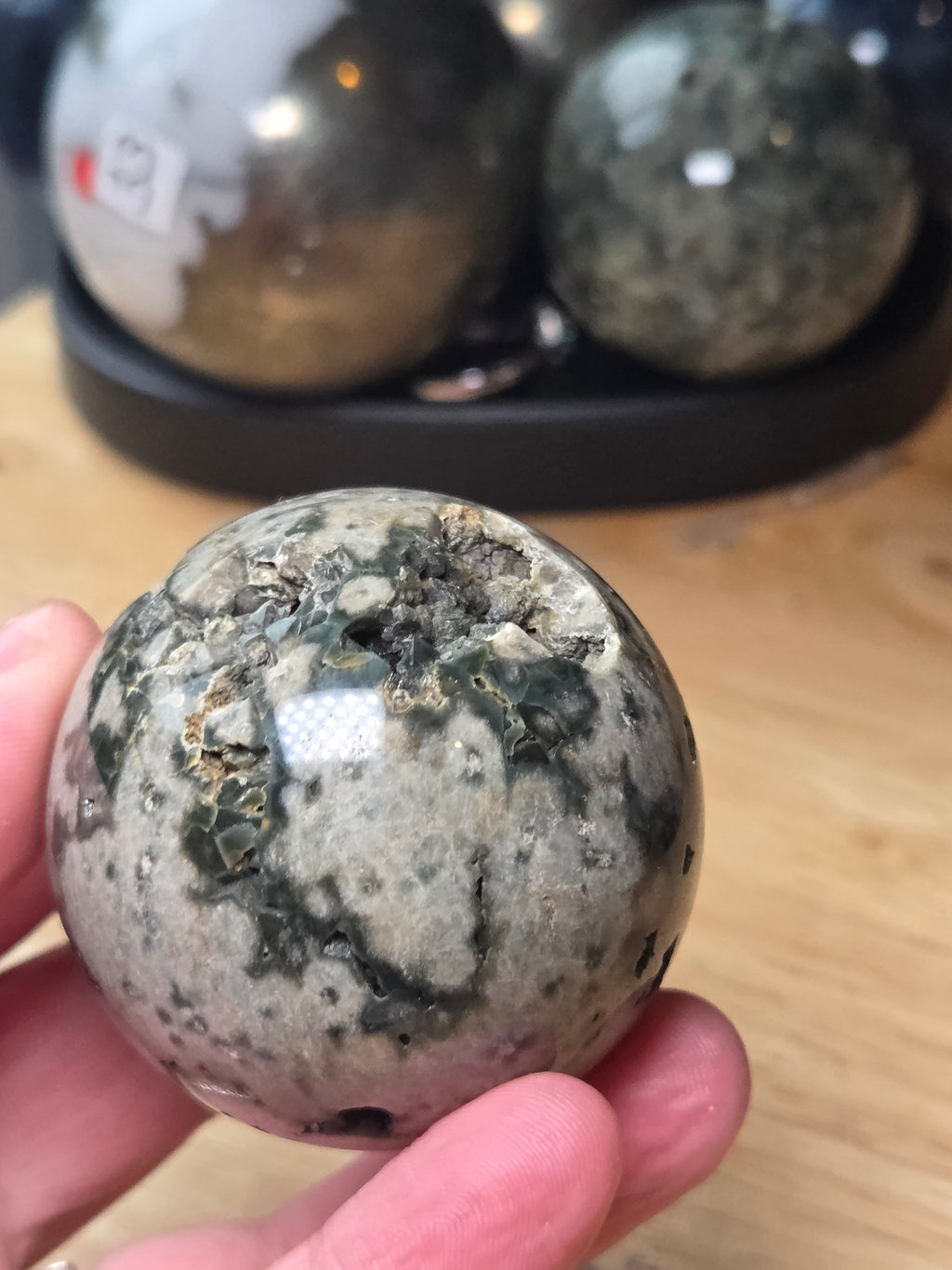 Ocean Jasper crystal sphere