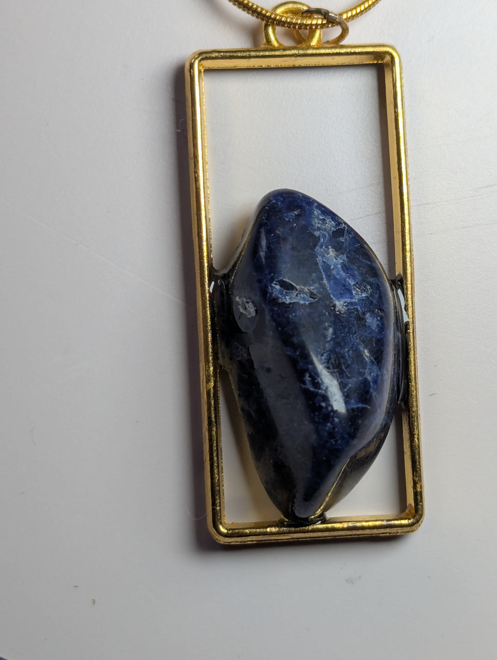 Sodalite crystal handmade necklace