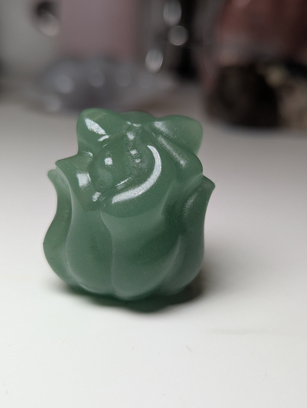 Green Aventurine crystal nine tail fox