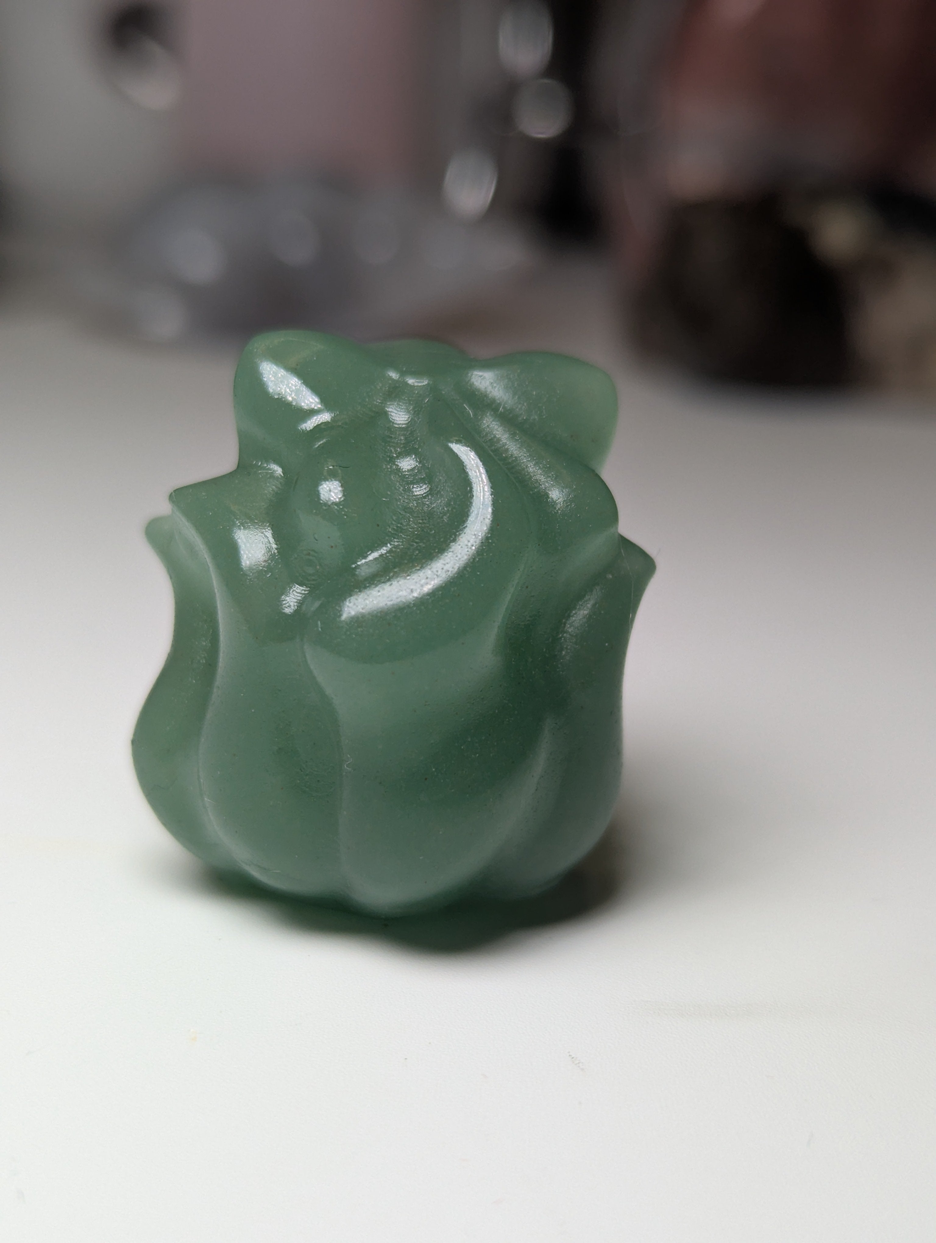 Green Aventurine crystal nine tail fox