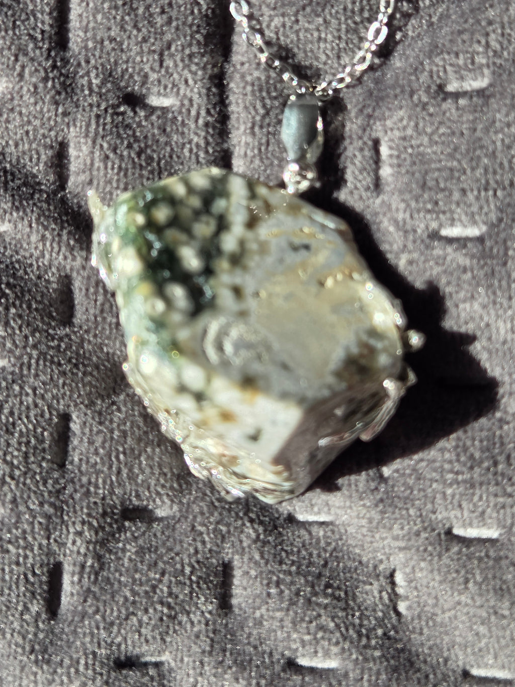 Ocean Jasper crystal necklace