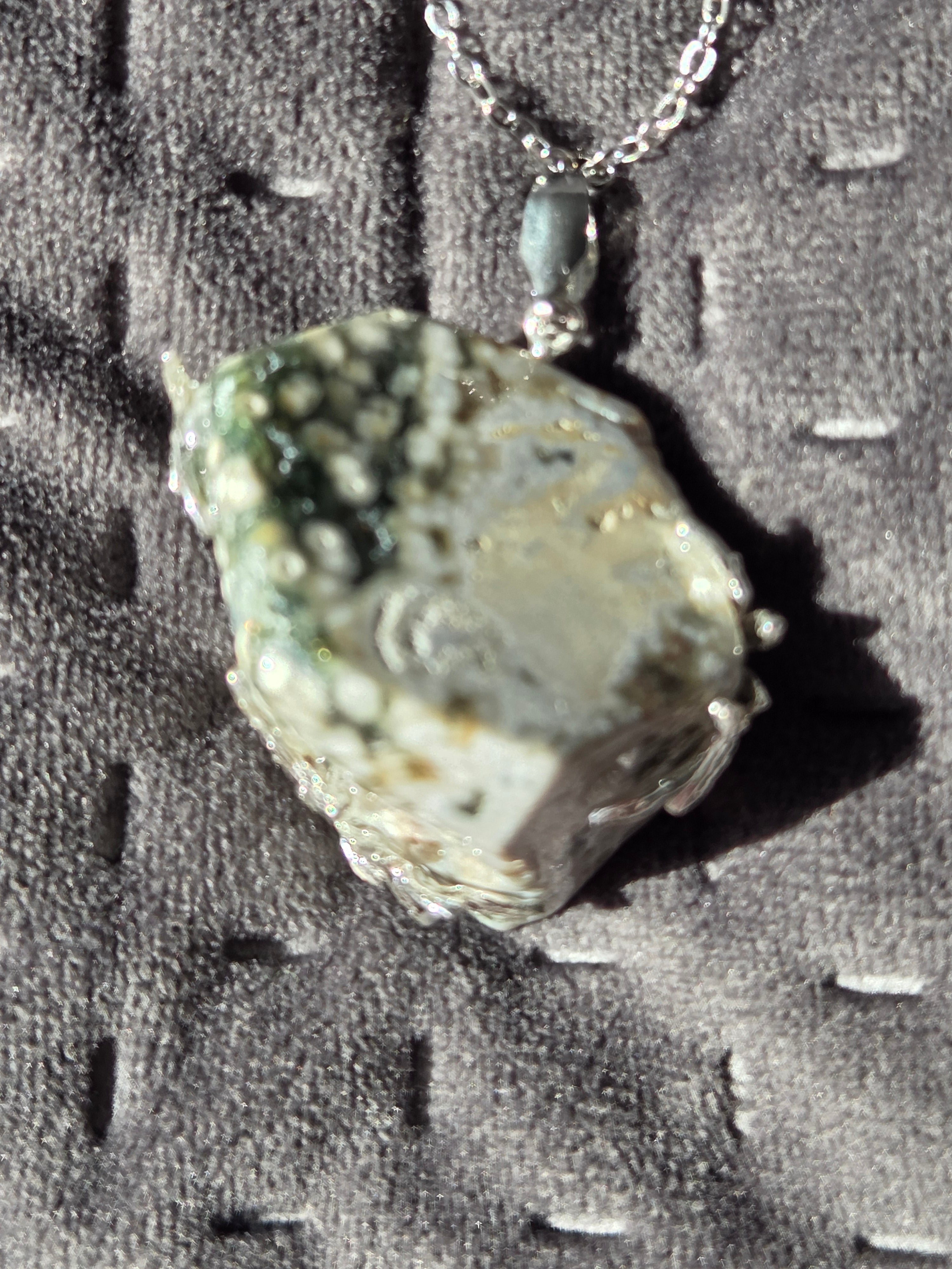 Ocean Jasper crystal necklace