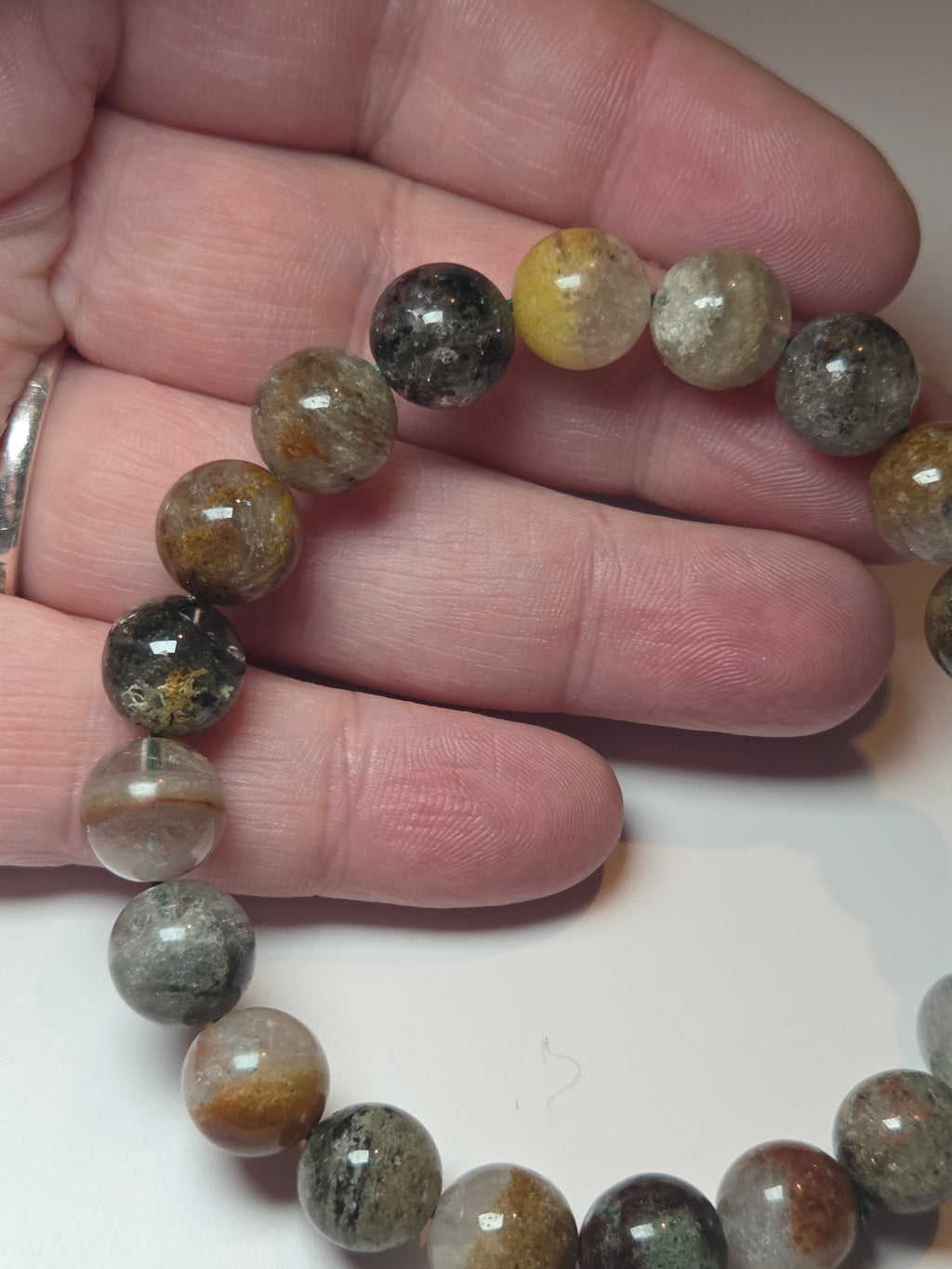 Stunning  Garden quartz crystal bracelet