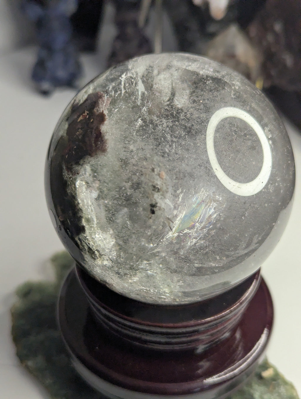 Amazing high Grade Garden quartz crystal sphere