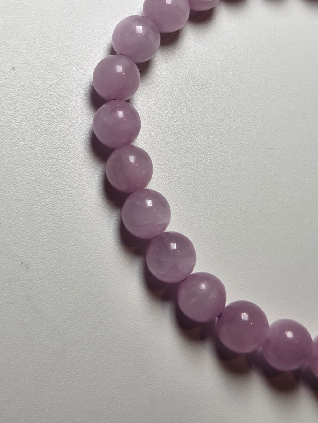 Kunzite crystal bracelet