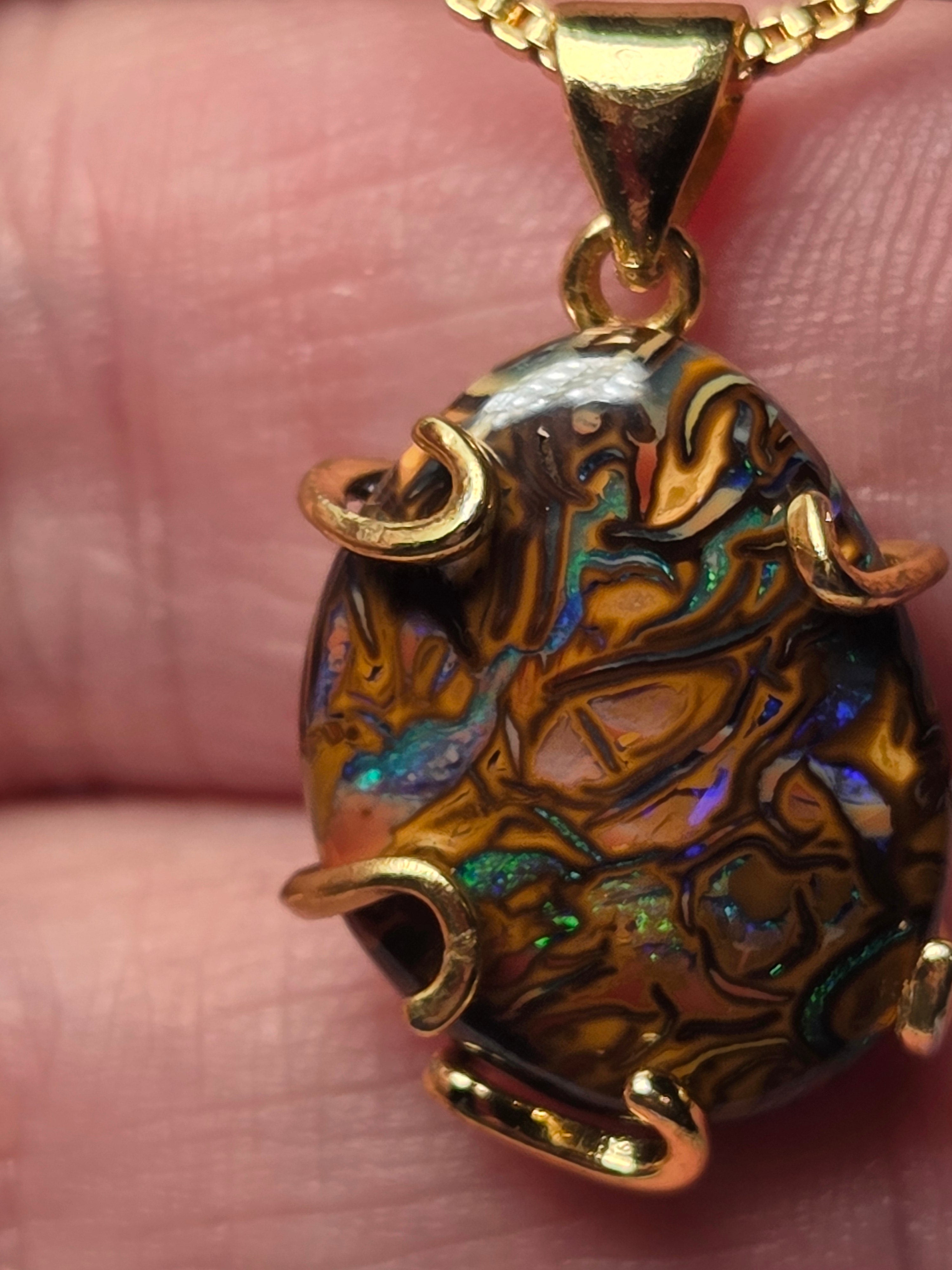 Amazing bolder opal from Queensland Australia