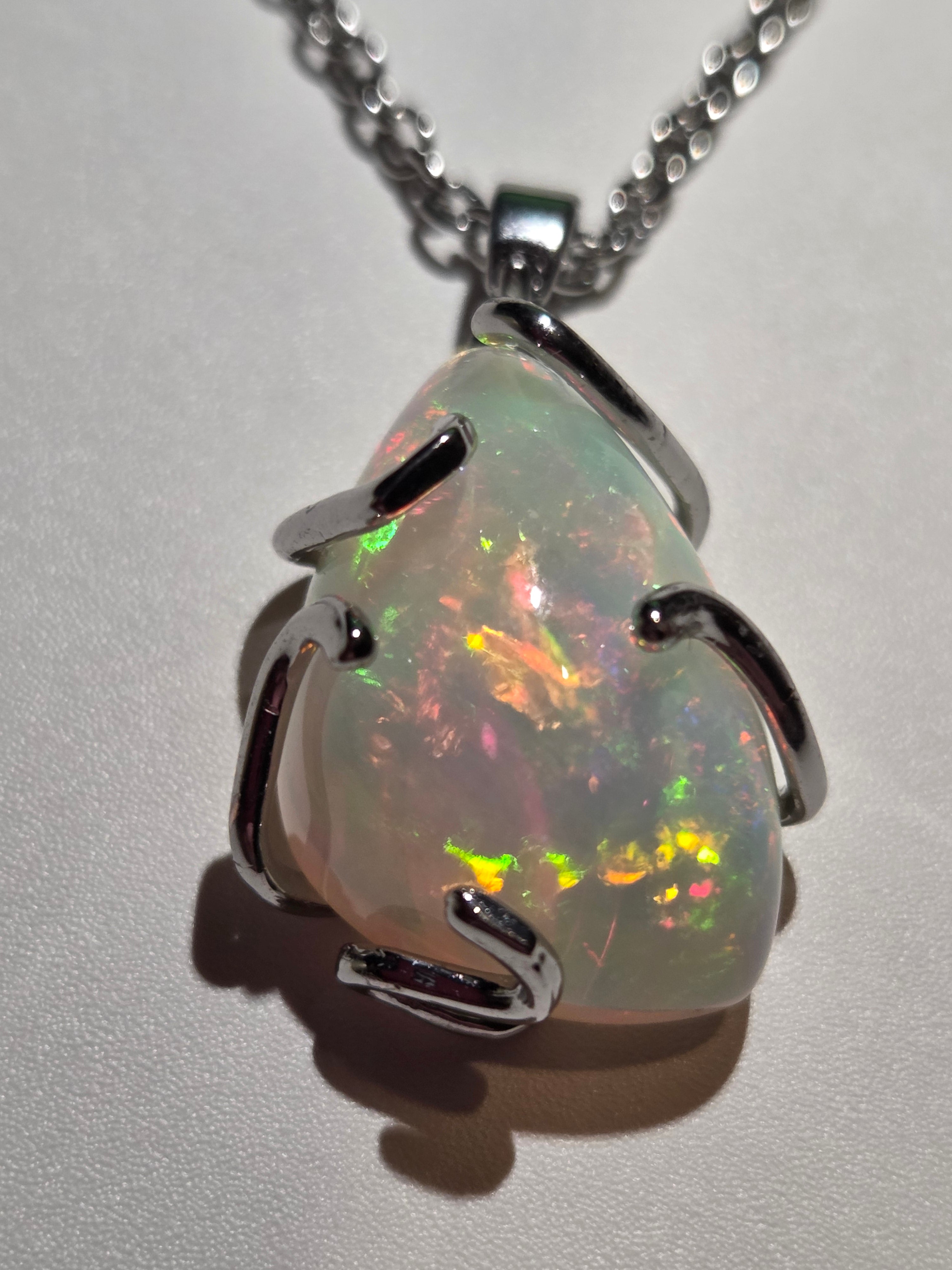 Handmade opal necklace S295